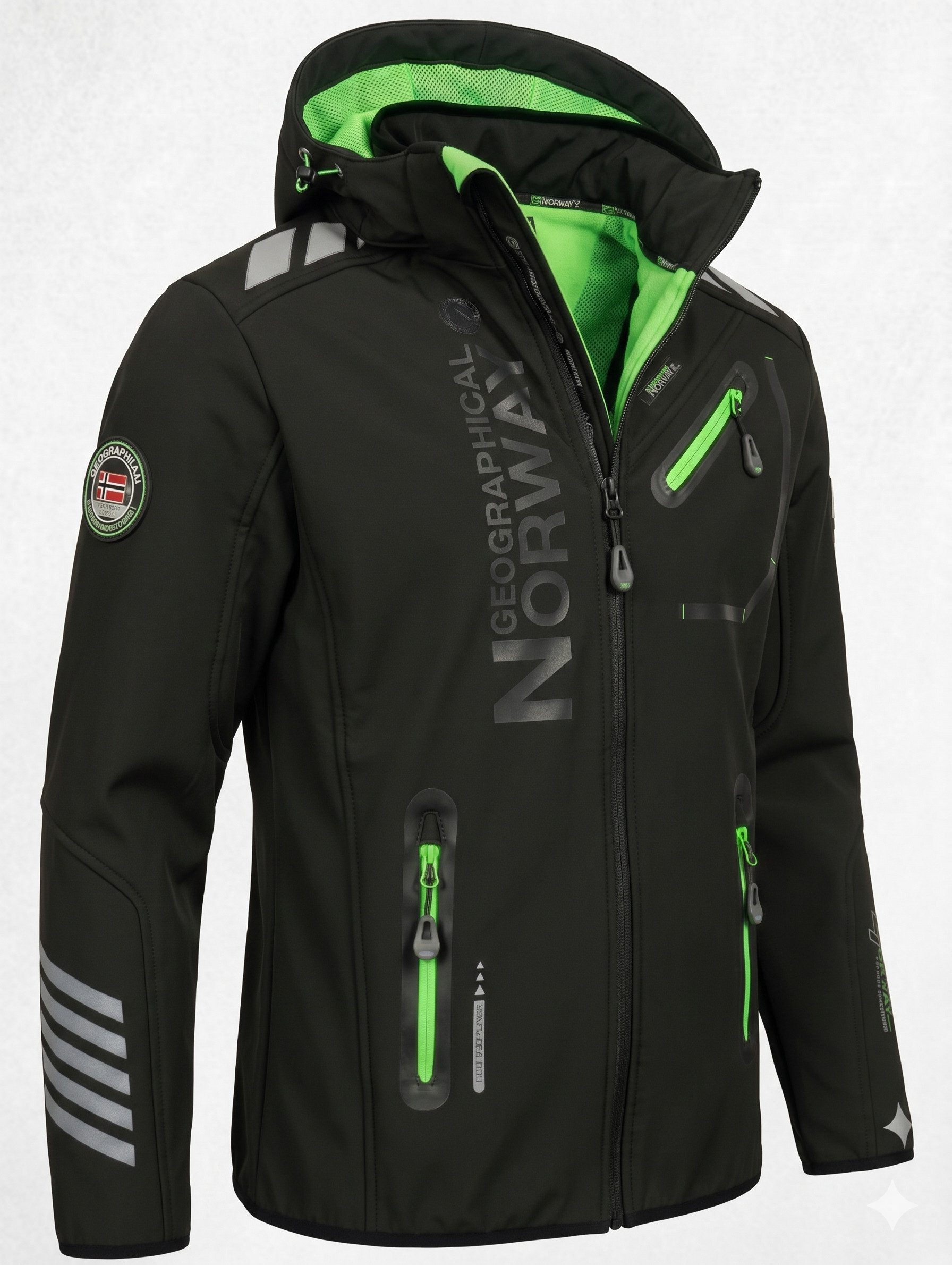 Softshelljacke Herren Herbst Winter Jacke Softshell Outdoor Übergangsjacke