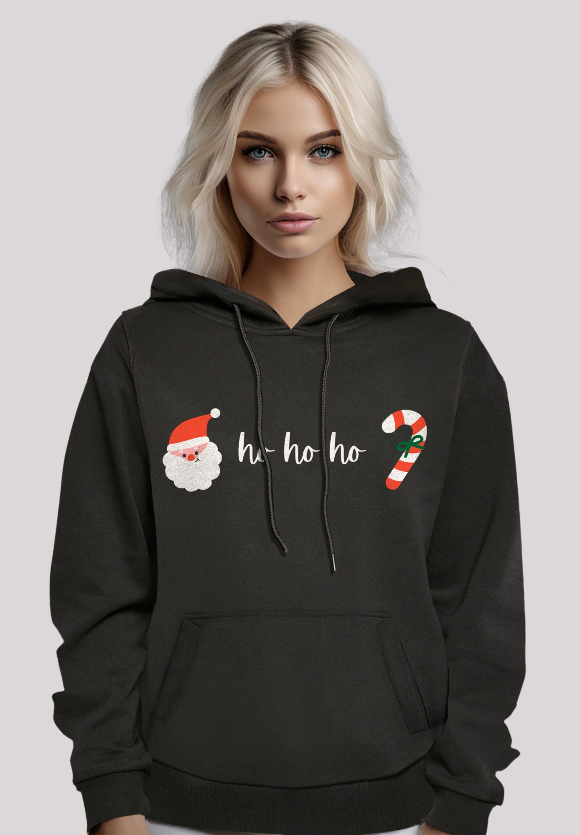 Premium Hoodie F4NT4STIC Weihnachten Ho Ho Weihnachten, Qualität, Ho Geschenk schwarz