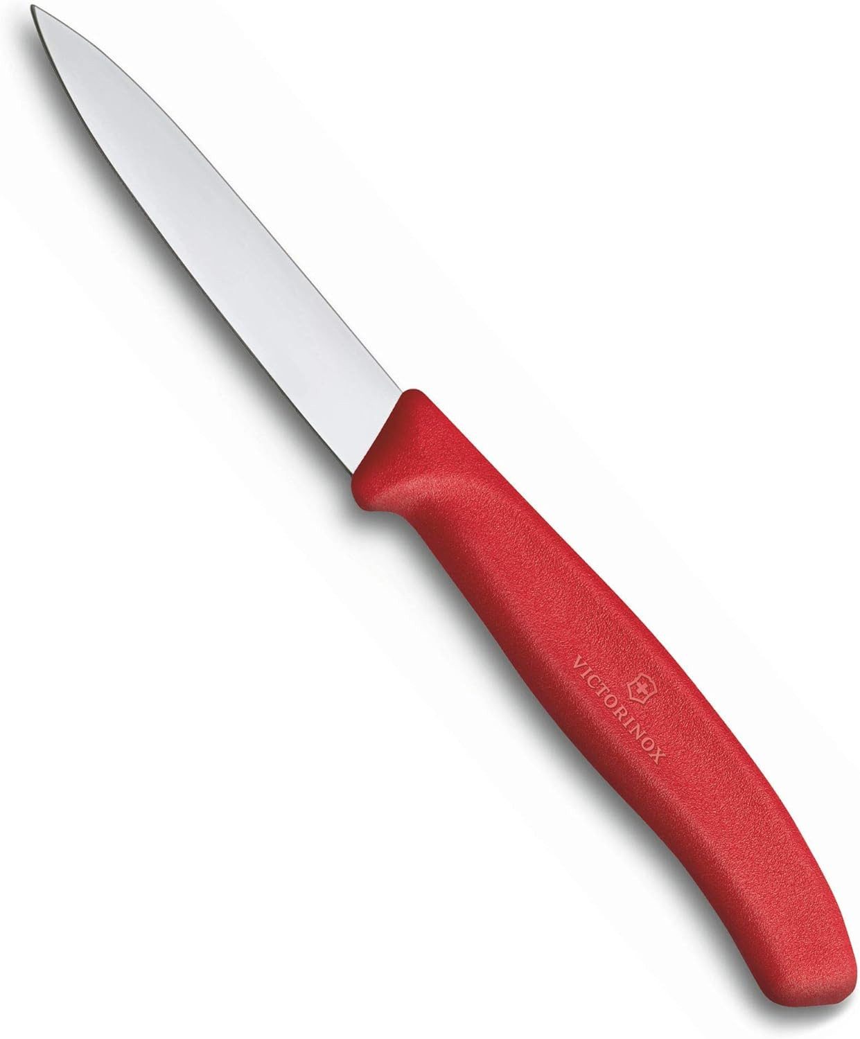 Victorinox Gemüsemesser Swiss Classic Gemüsemesser mit extra scharfer Klinge, 11 cm Länge, Robuster Kunststoff-Griff, spülmaschinengeeignet, Made in Switzerland