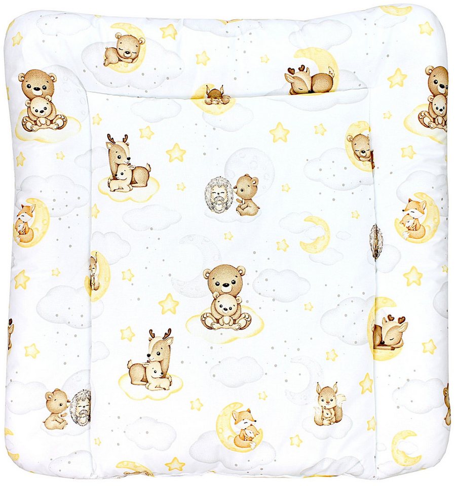 TupTam Wickelauflage TupTam Baby Wickeltischauflage mit Baumwollbezug Gemustert