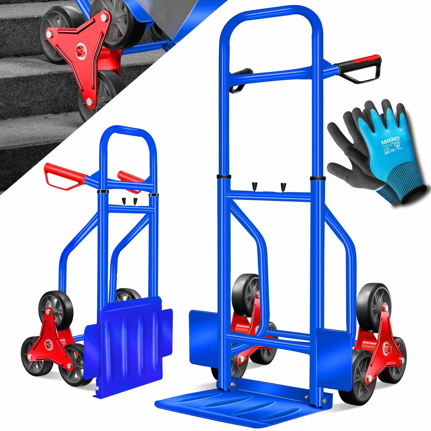 MASKO Sackkarre, Treppenkarre Sackkarre 200kg Транспортkarre Treppensteiger