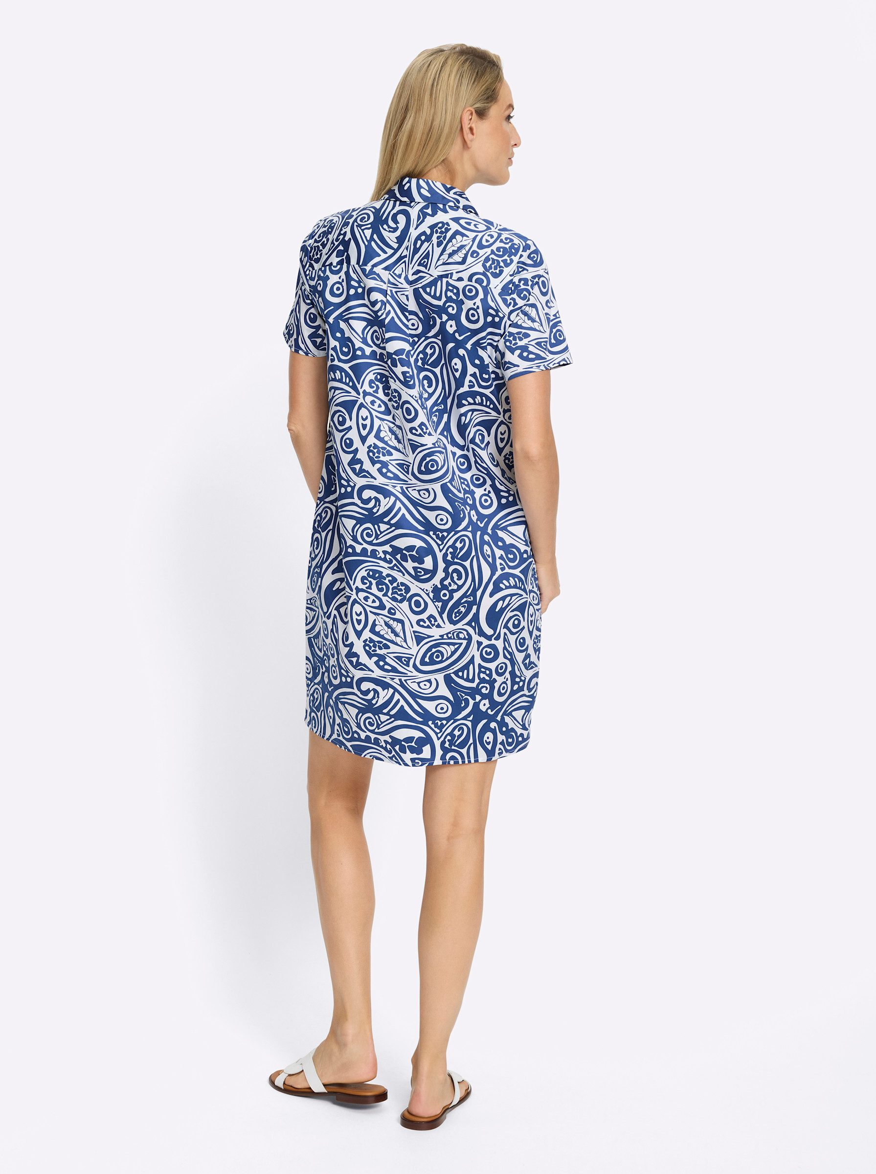 heine Etuikleid Druck-Kleid Kurzarm