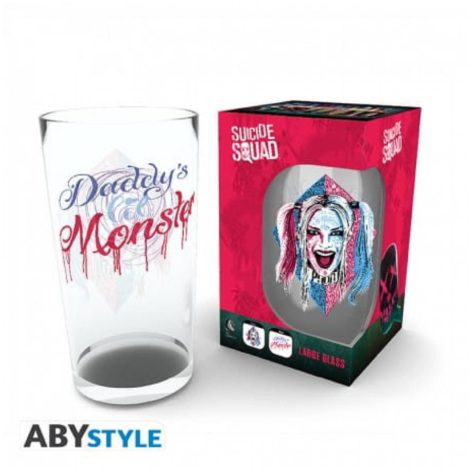ABYstyle Tasse DC COMICS - Verre XXL - 400ml - Harley Quinn Face - box