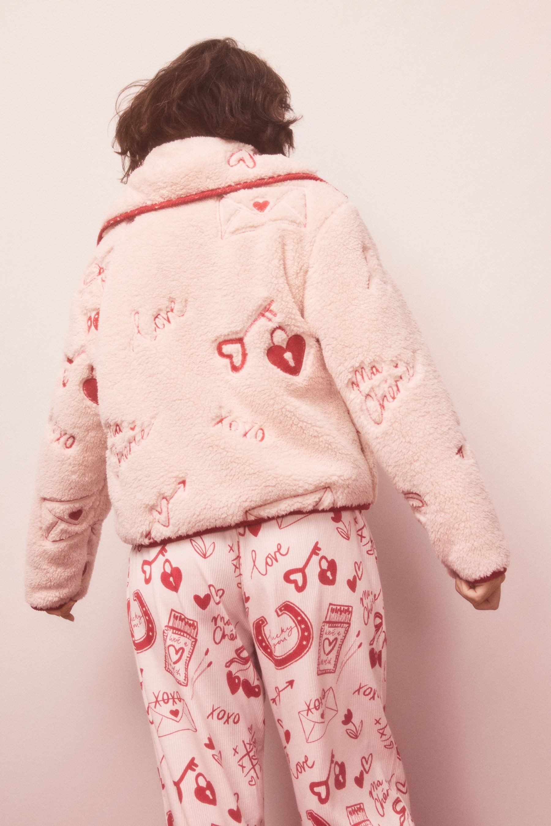 Next Fleecejacke Borg-Fleece mit durchgehendem Reißverschluss (1-St)