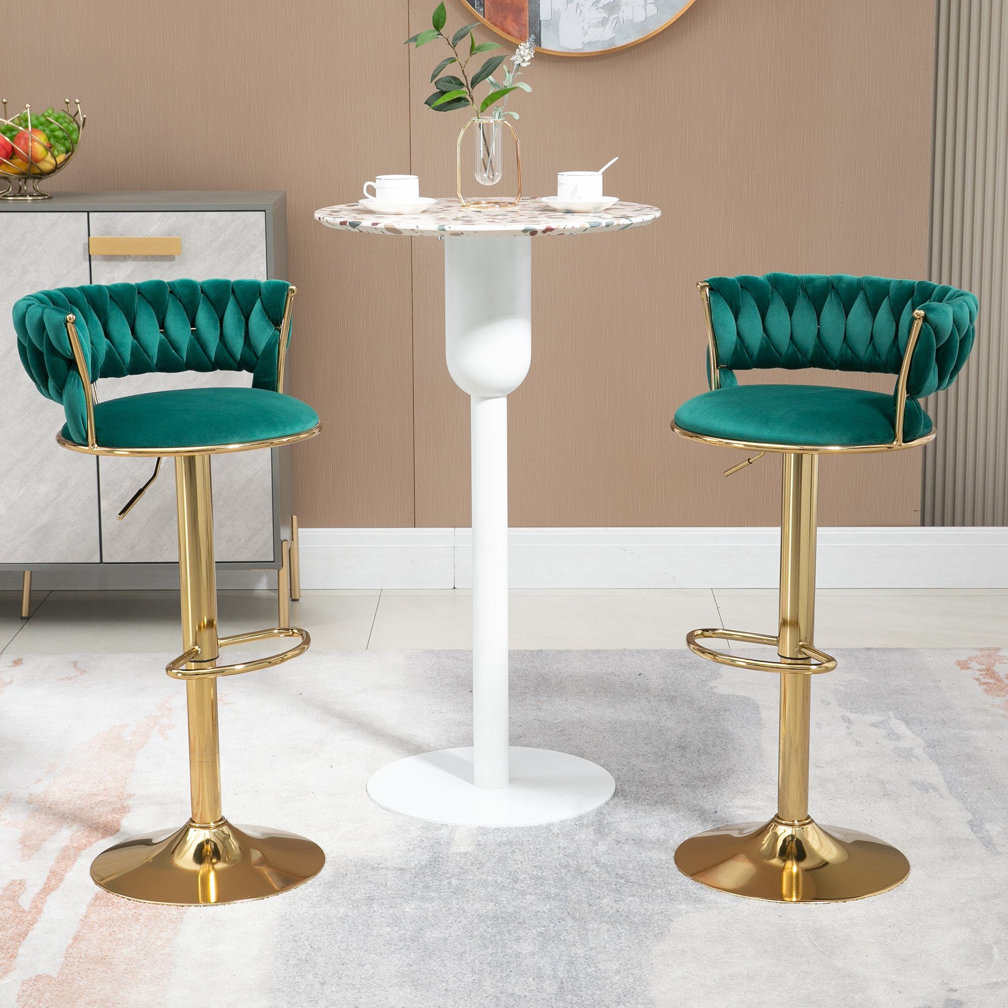 Merax Barhocker (2 St., gepolstert mit günstig online kaufen
