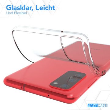 EAZY CASE Handyhülle Slimcover Clear für Samsung Galaxy S20 FE / 5G 6,5 Zoll, durchsichtige Hülle Ultra Dünn Silikon Backcover TPU Telefonhülle Klar
