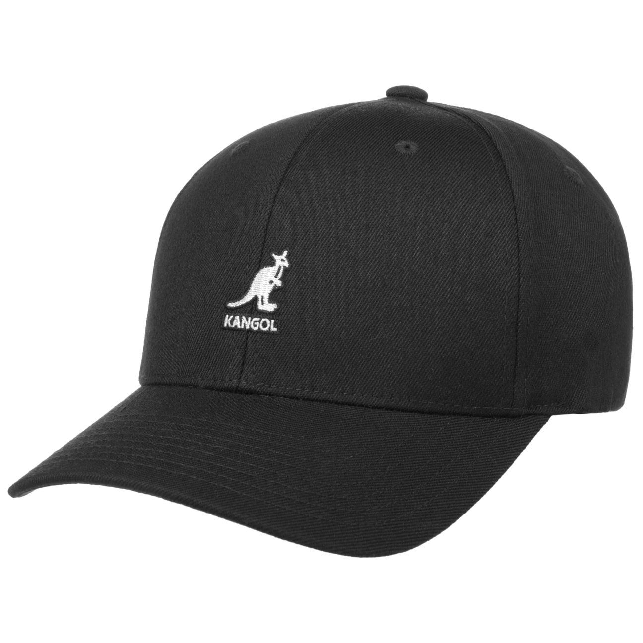 Kangol Baseball Cap (1-St) Baseballcap Hinten geschlossen schwarz