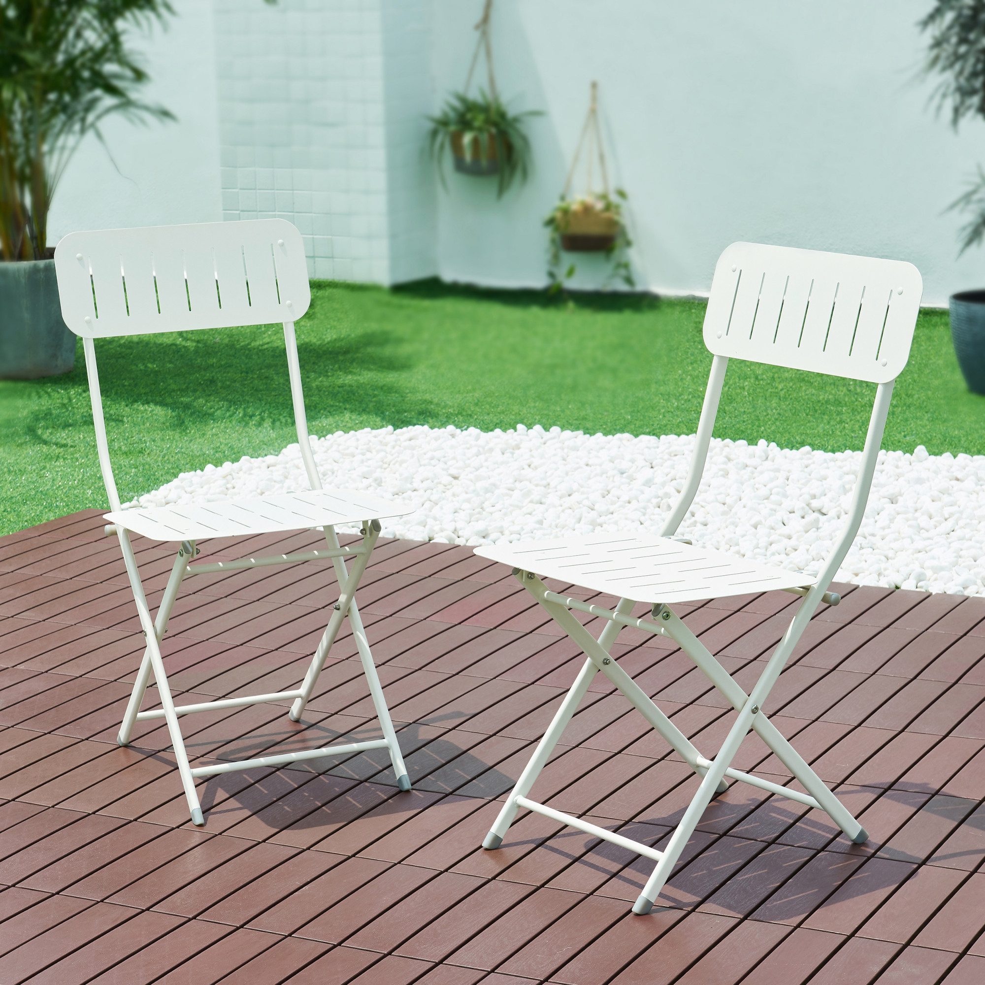 en.casa Klappstuhl (Set), »Sande« Stahl 84,5 günstig online kaufen