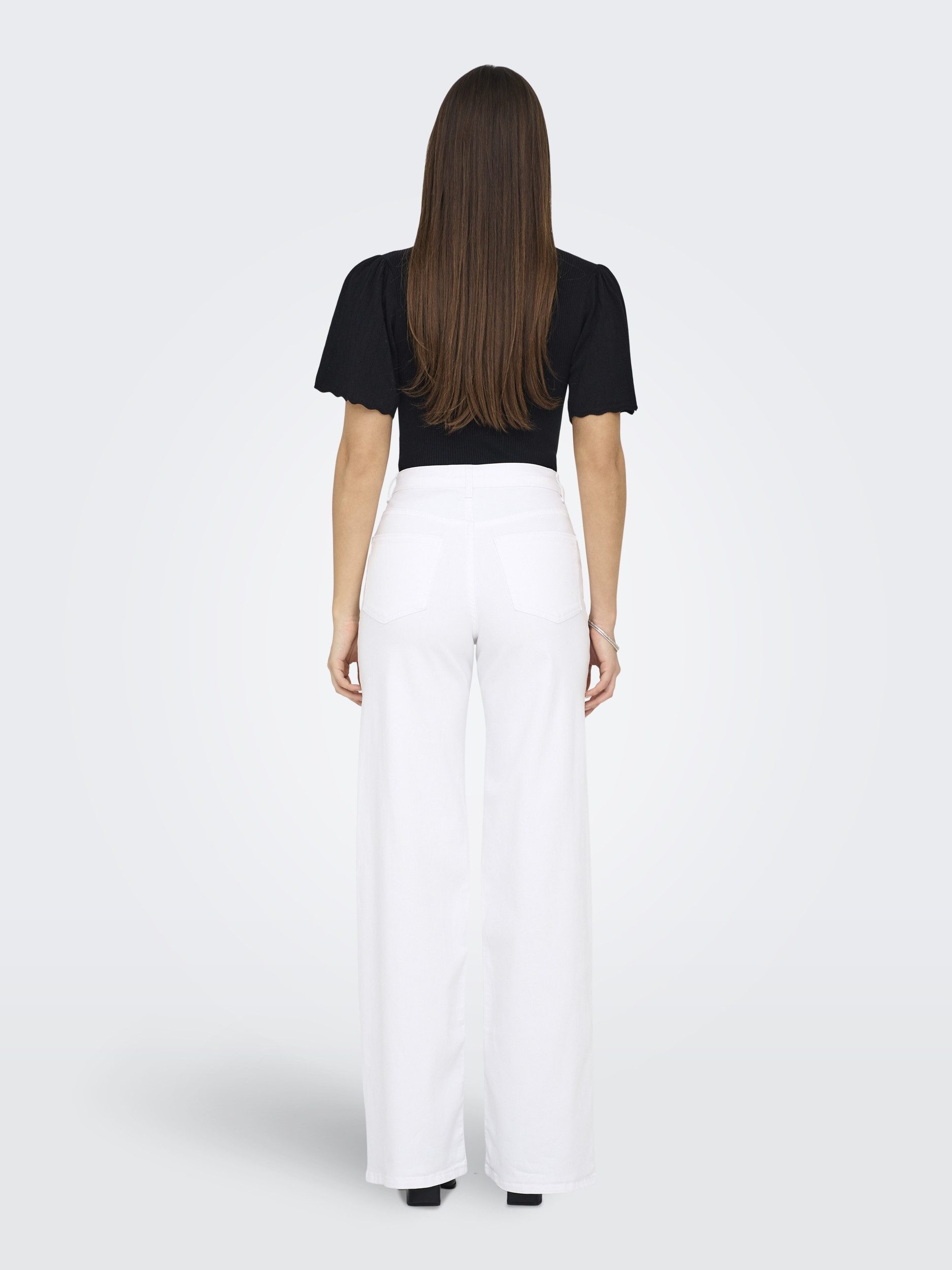 ONLY Bequeme Jeans ONLMADISON BLUSH HW WIDE DNM CRO NO