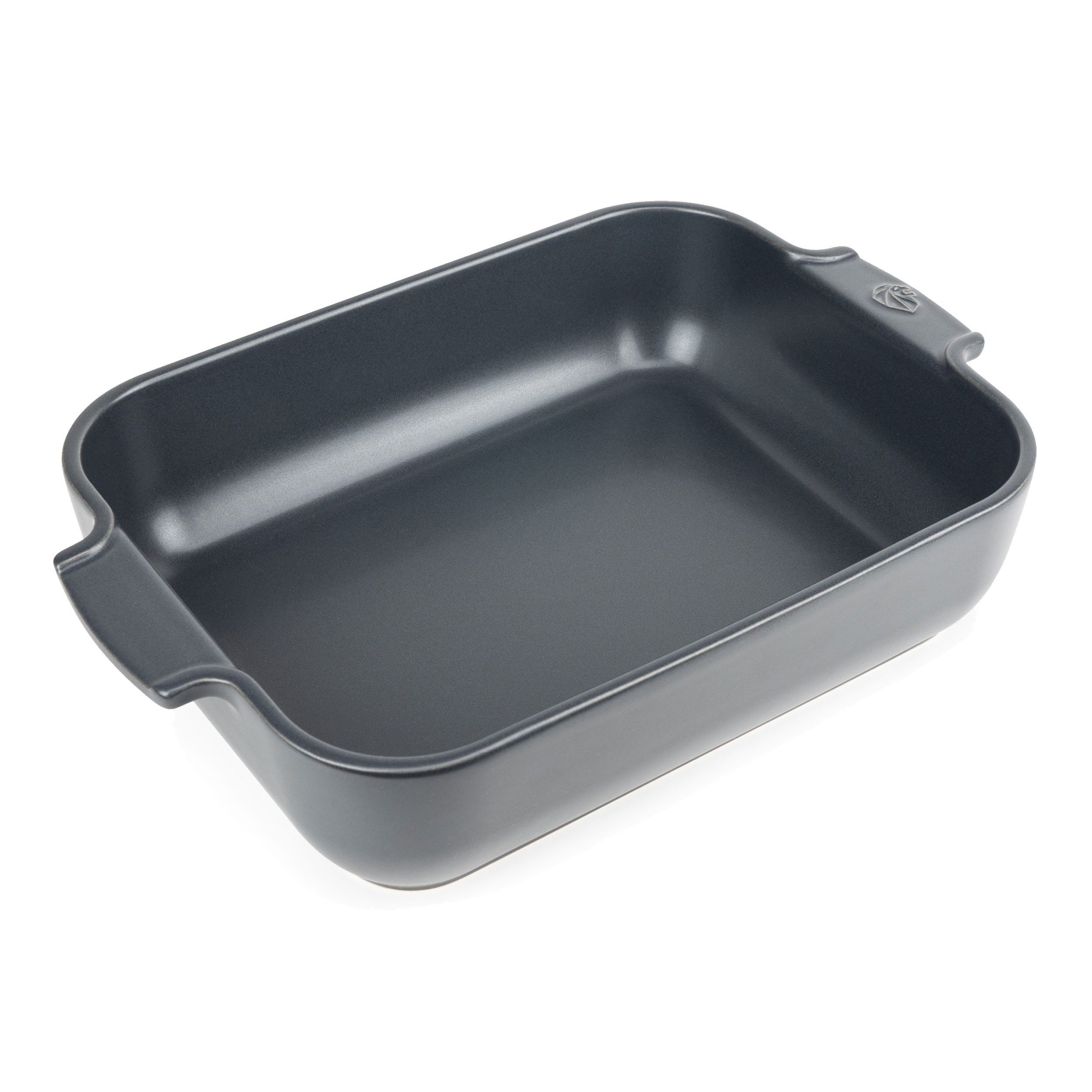 PEUGEOT Auflaufform APPOLIA Keramik 32cm Rechteckig Schiefergrau Backofen, Keramik, Keramik