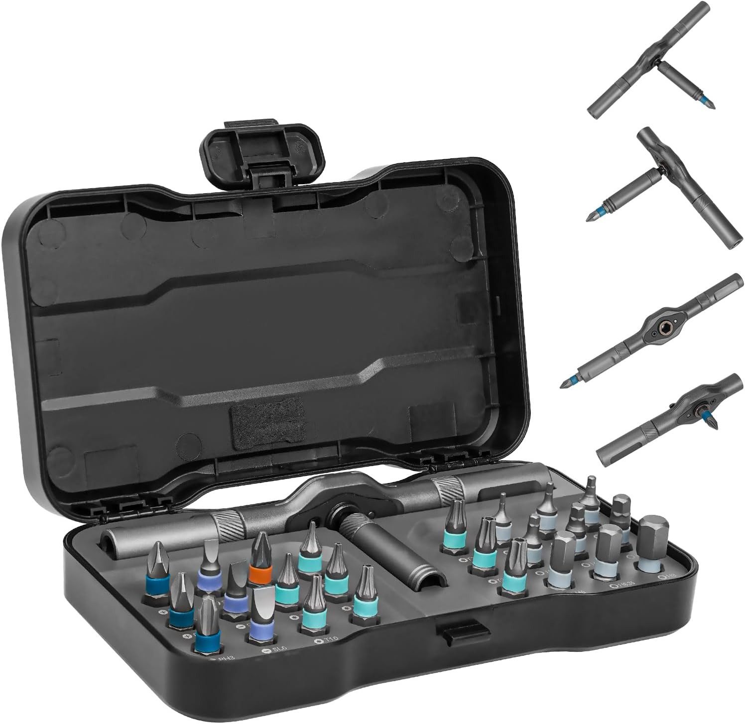 HYCHIKA Schraubendreher HYCHIKA 24 in 1 Ratchet Screwdriver Set