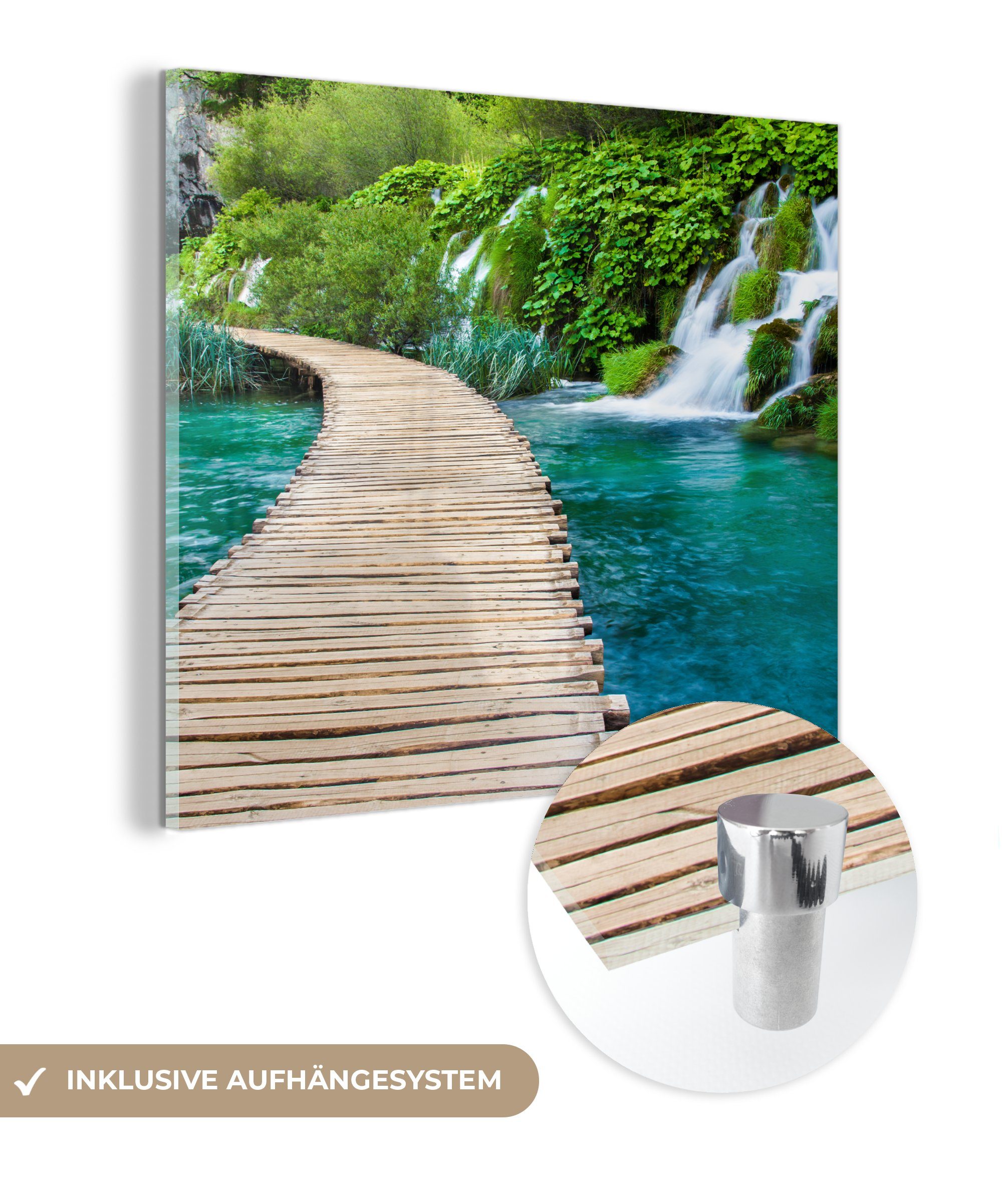 MuchoWow Acrylglasbild Brücke - Wasser - günstig online kaufen
