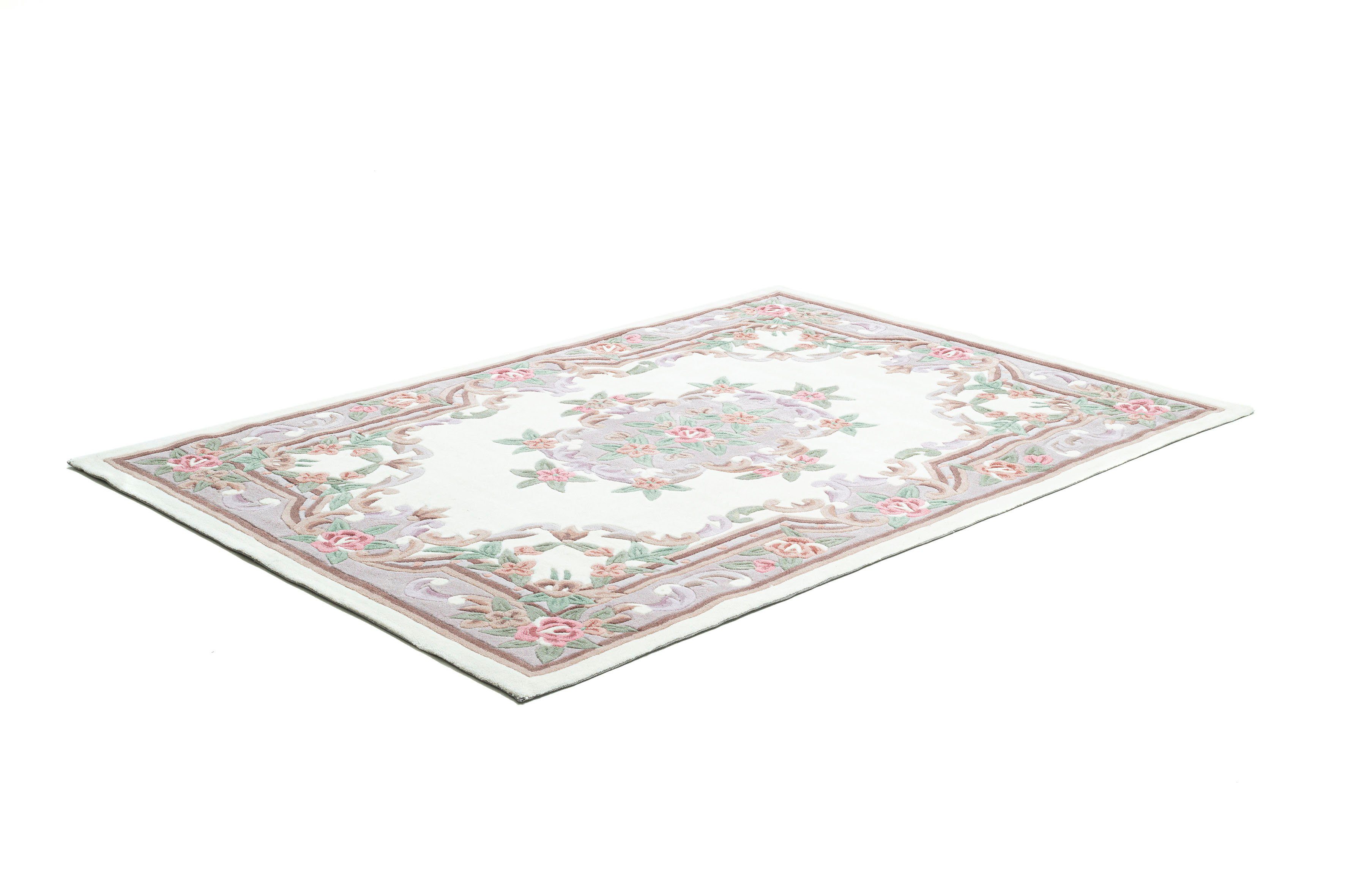 THEKO Teppich Ming, rechteckig, Höhe: 14 mm, hochwertiges Acrylgarn, ideal im Wohnzimmer & Schlafzimmer