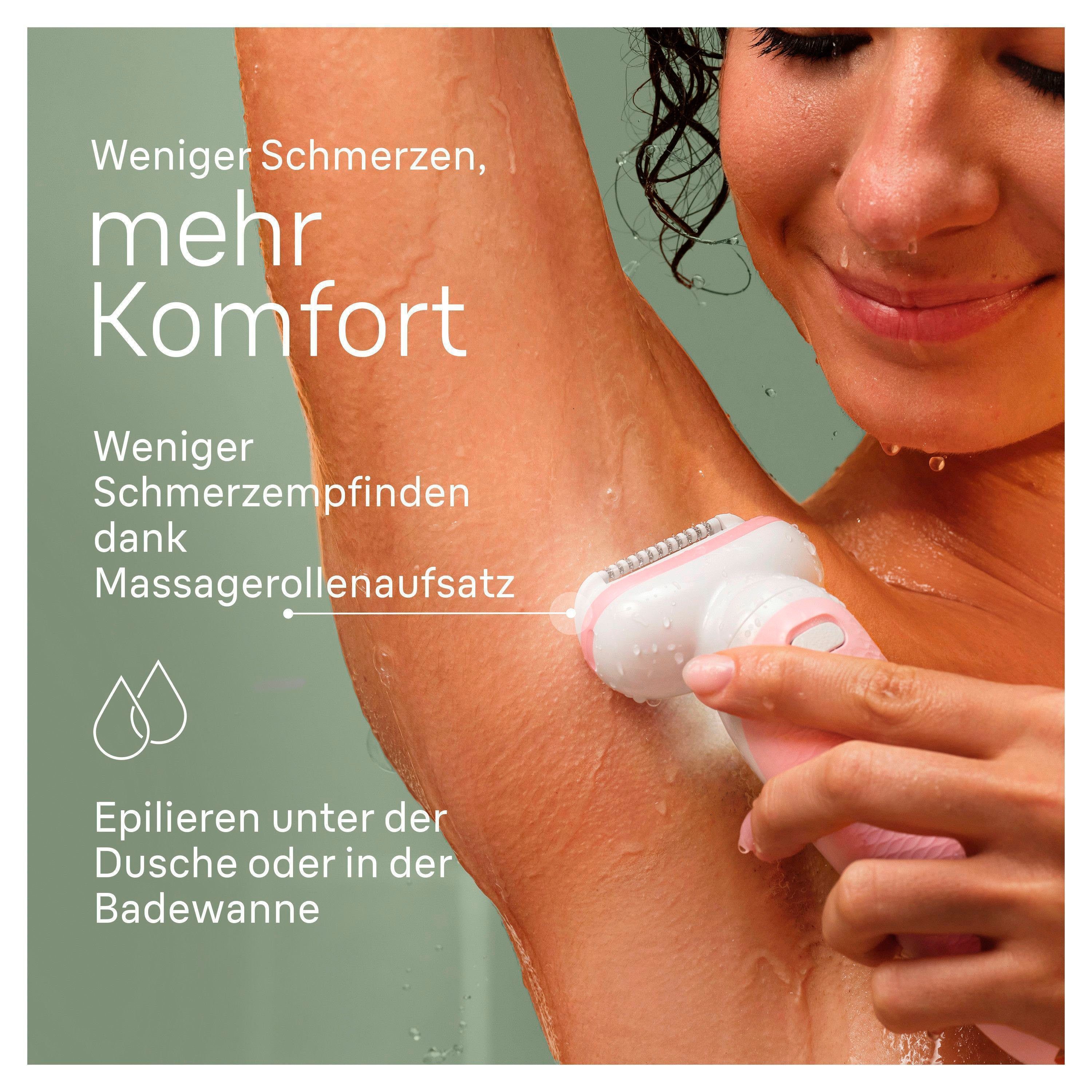 Braun Epilierer Silk-épil 9 9-030, Rasier-& Trimmeraufsatz, mit Etui