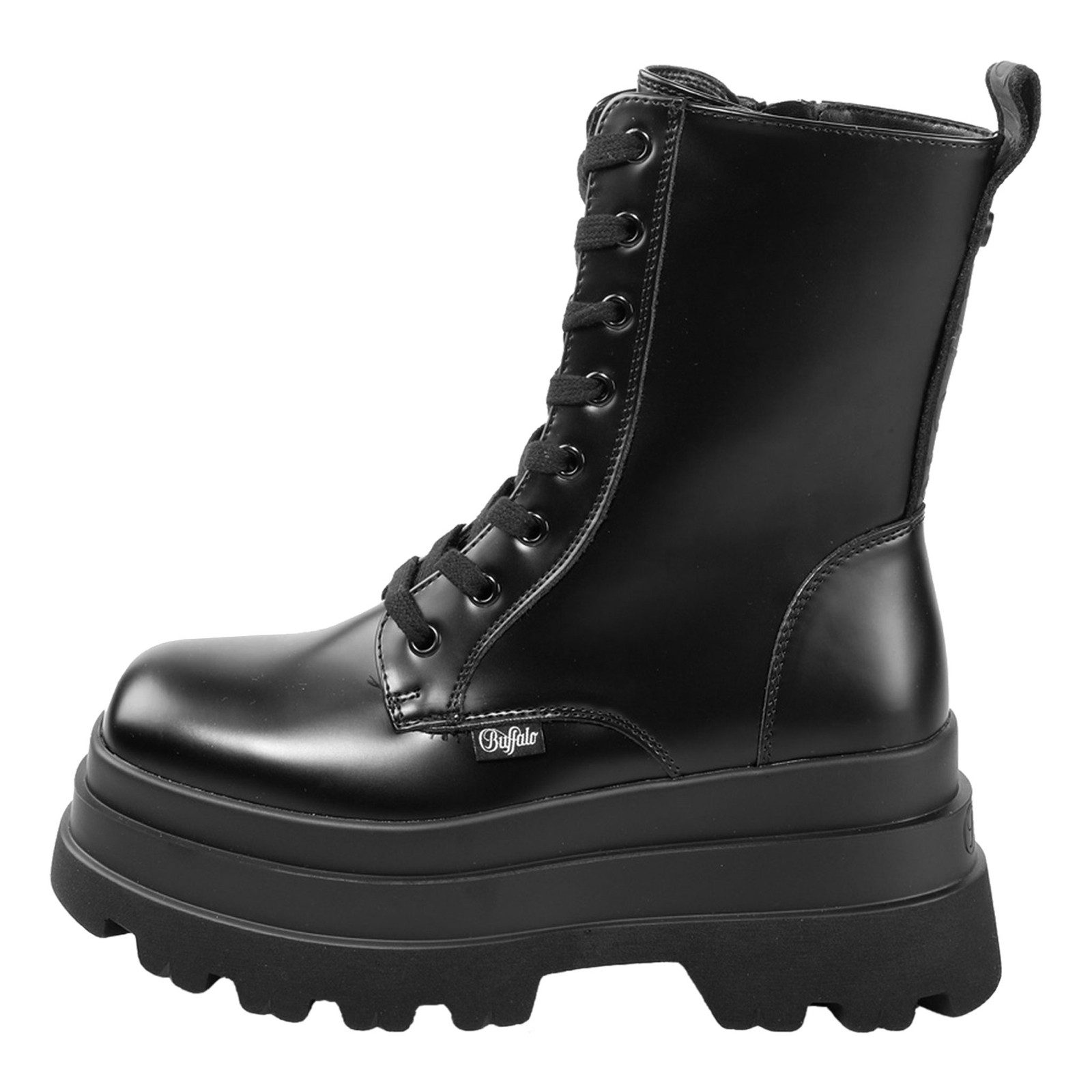 Buffalo Jupiter Lace Up Mid Plateaustiefel günstig online kaufen