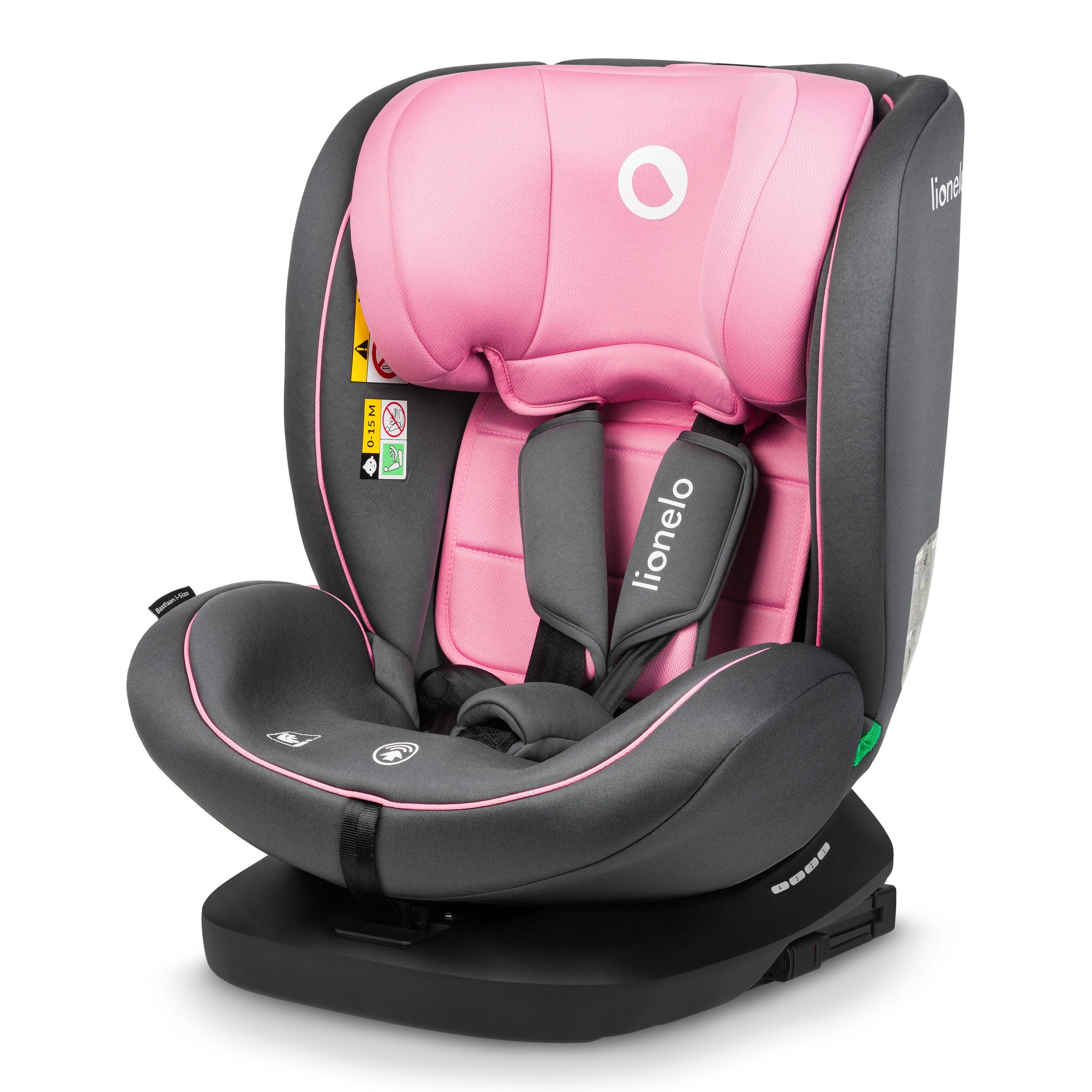 lionelo Autokindersitz BASTIAAN I-SIZE, ab: ab Geburt, bis: bis 12 Jahre, ab: 0,00 kg, bis: 36,00 kg, (Set), i-Size / 0-36 kg / Isofix + Top Tether