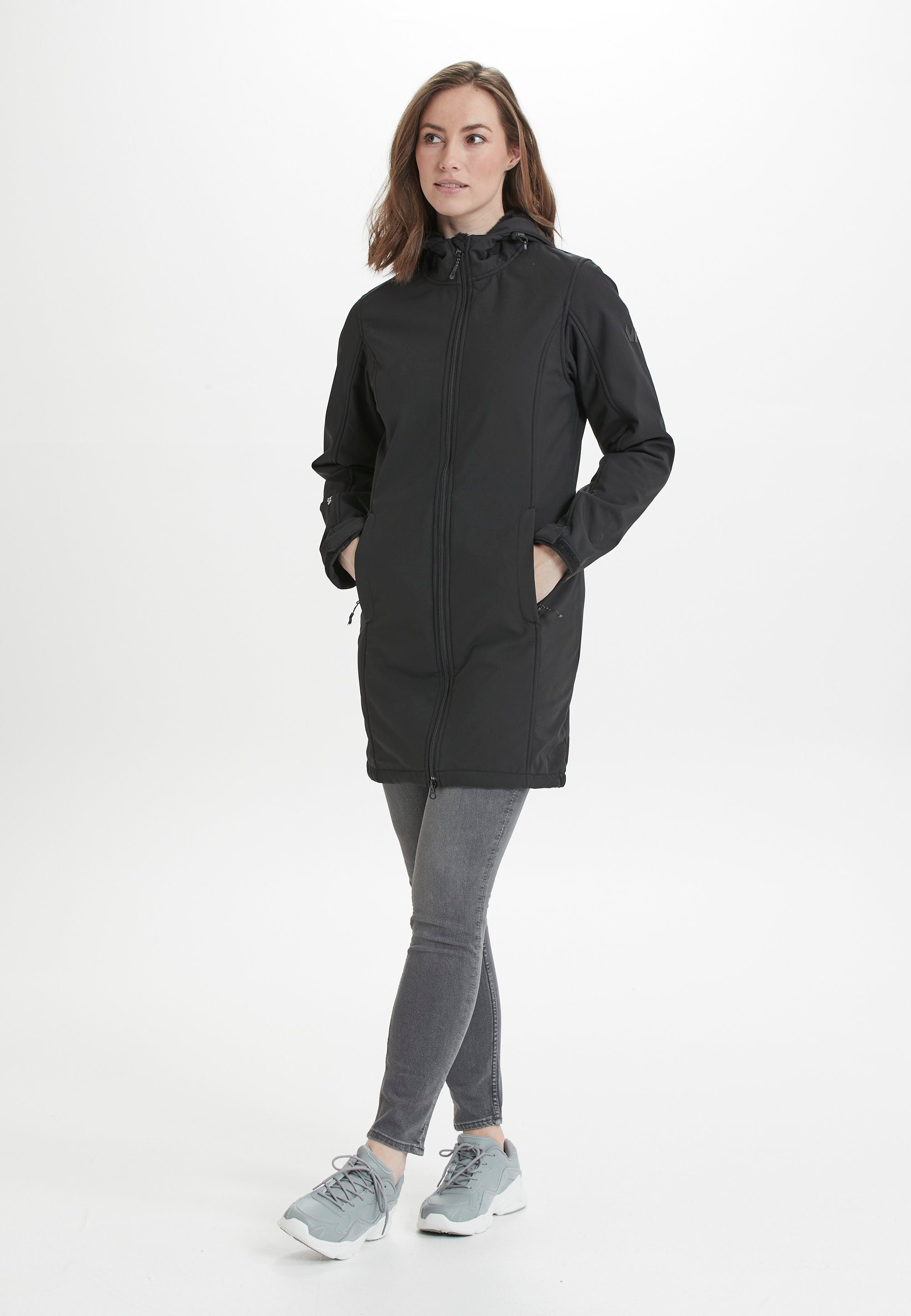 mm Softshelljacke WHISTLER mit Wassersäule ZADIE 8.000 schwarz