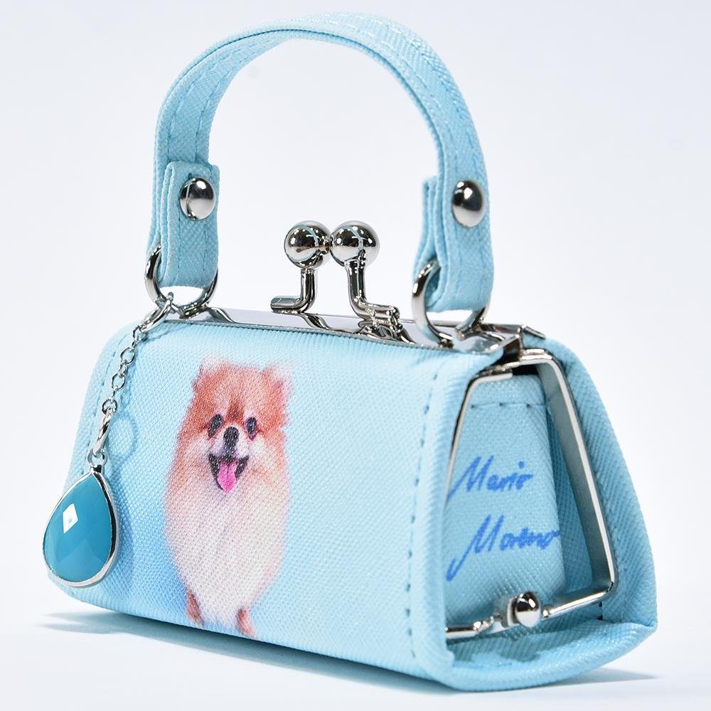 Mini Bag (1-tlg), Moreno Geldbörse Mario Hund Fotodruck Glitzerstein Kleinspitz Mini Münzbörse Geldbörse Kögler