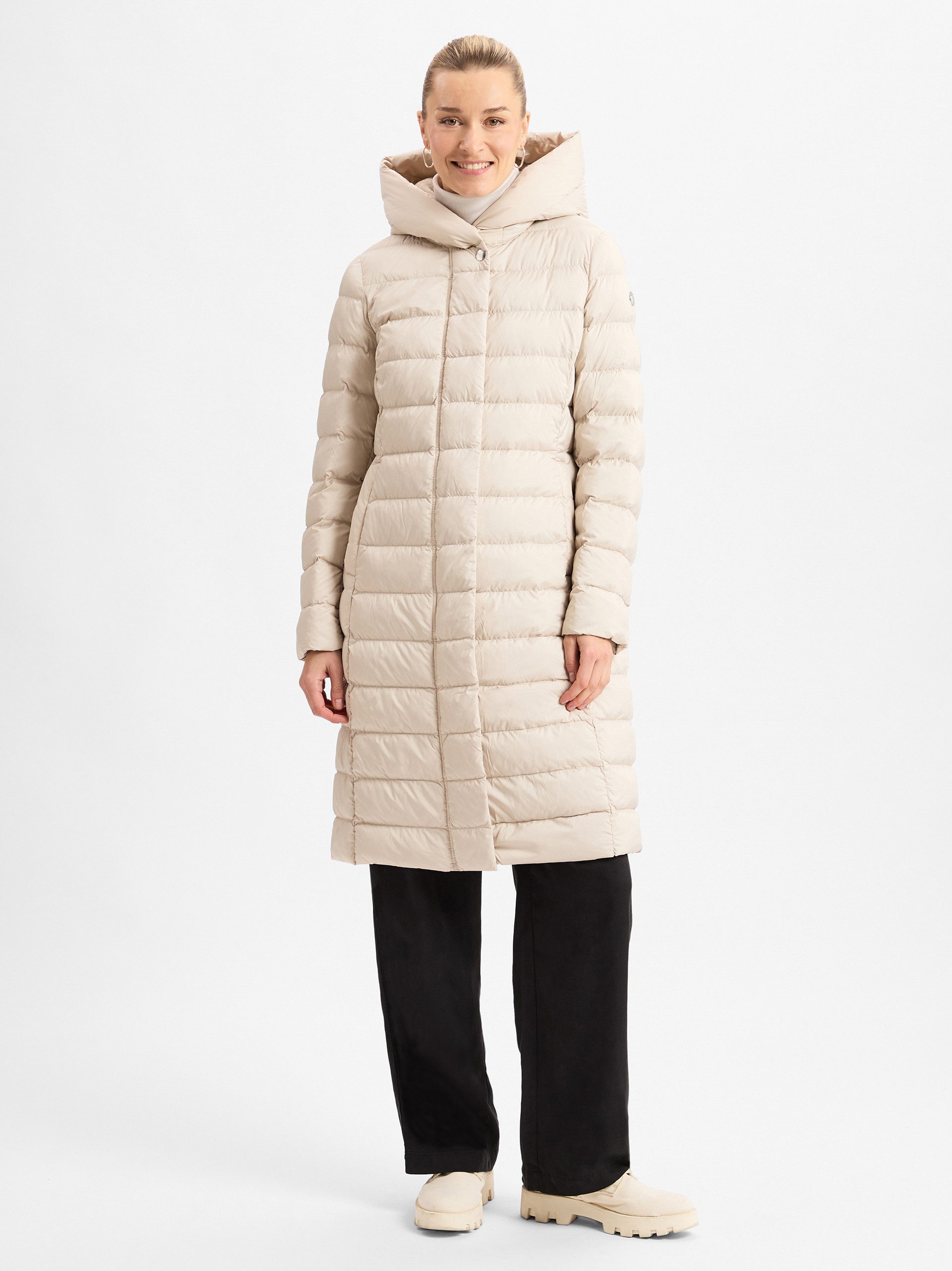 Fuchs Schmitt Roter Daunenmantel Lang Fuchs Schmitt Wintermantel