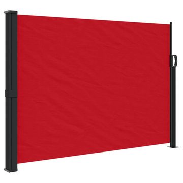 vidaXL Seitenmarkise Seitenmarkise Ausziehbar Rot 140x500 cm