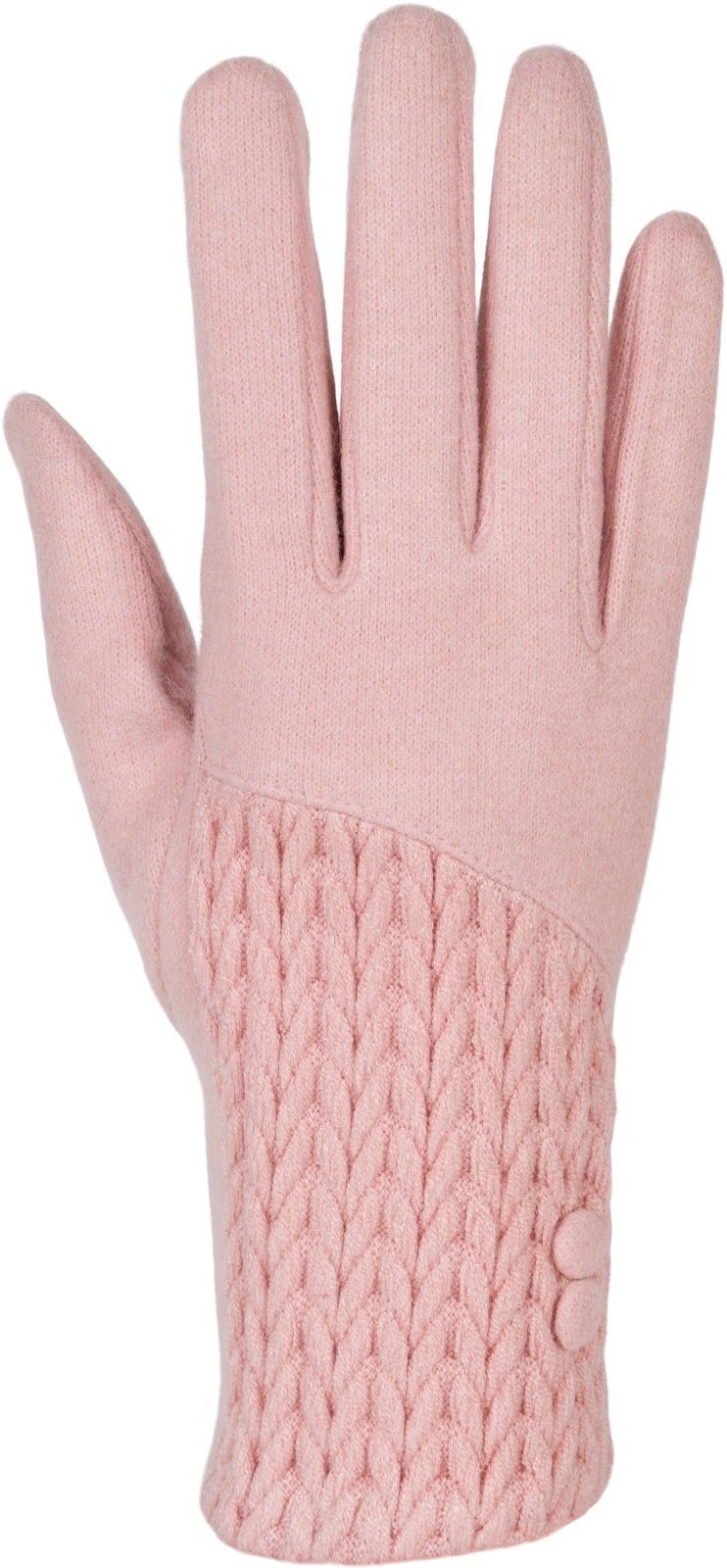styleBREAKER Fleecehandschuhe Touchscreen Handschuhe Zopfmuster (1-St) günstig online kaufen