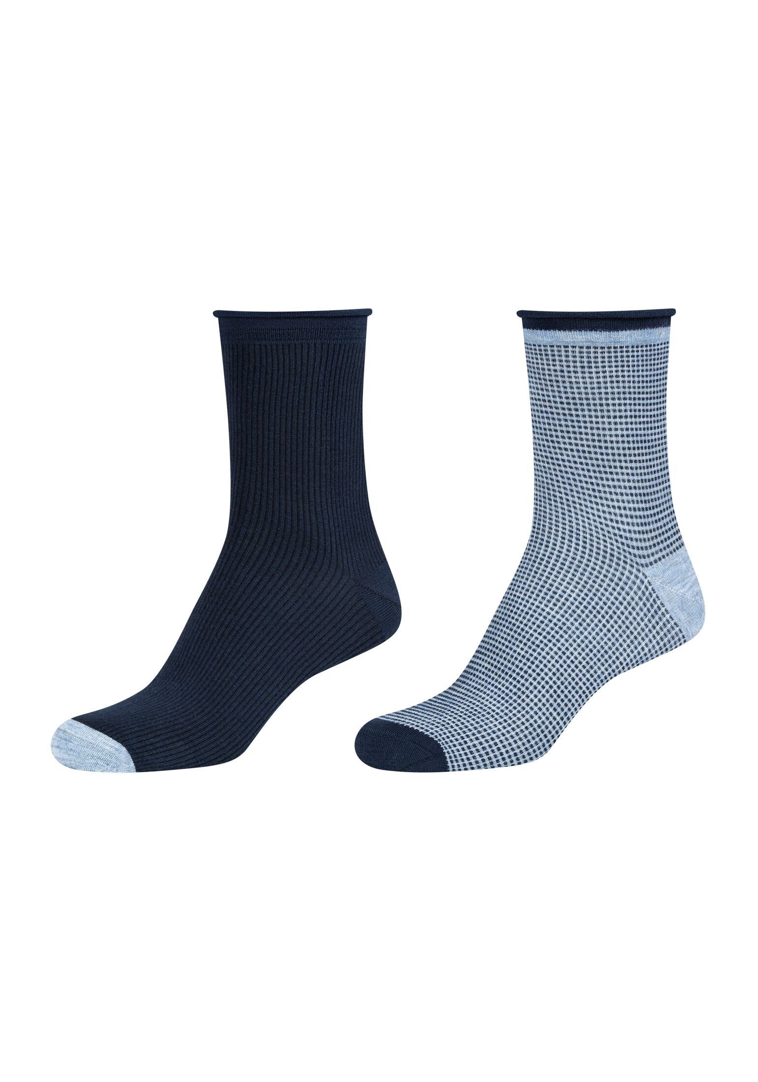 melange stone Socken Camano Socken Pack 4er