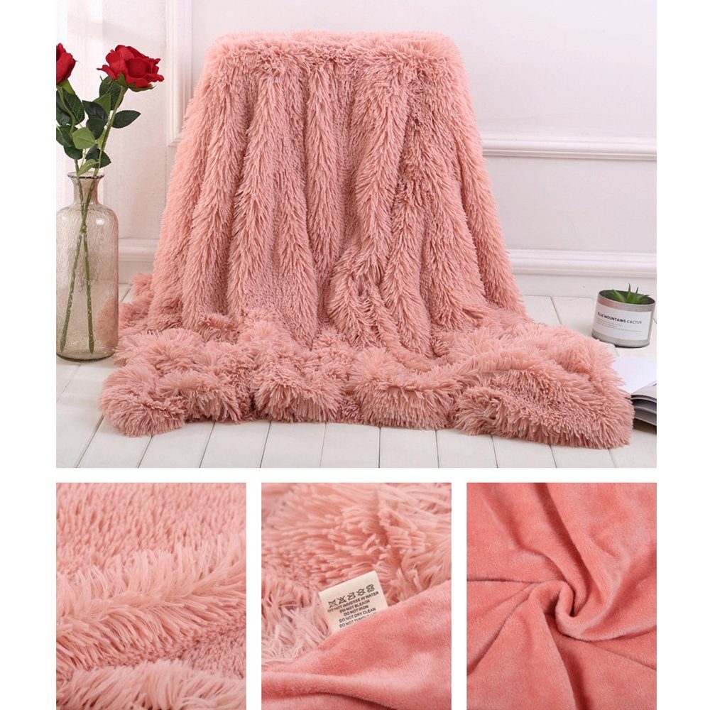 Wohndecke Super Weiche lange Zotteldecke, Flauschig günstig online kaufen