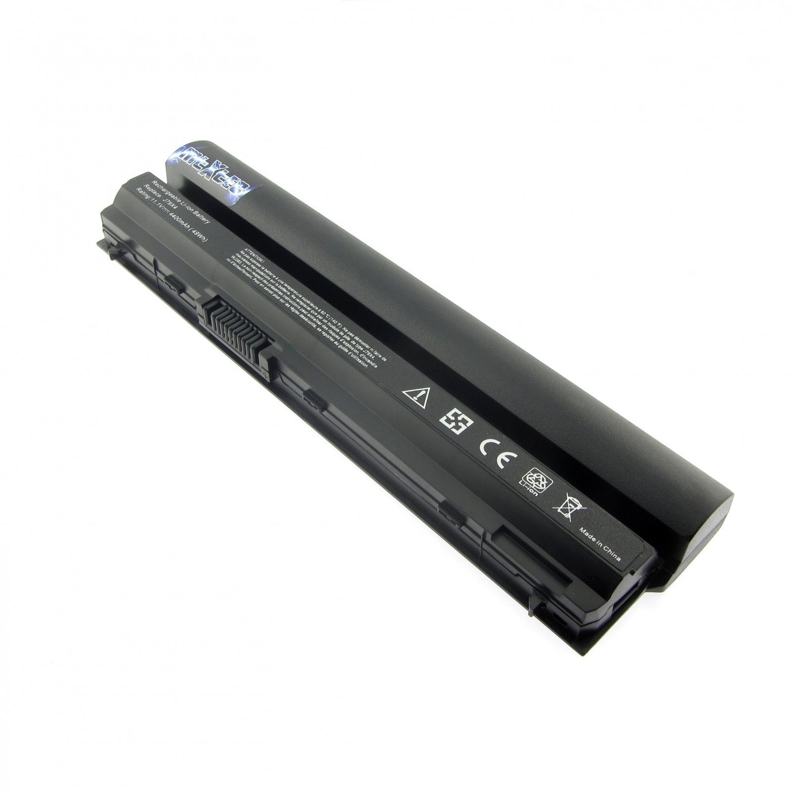 MTXtec Akku Typ Dell K4CP5, 09K6P, RFJMW, 0MF69, 312-1387, 49VTP, 4WY7C, DJ9W Laptop-Akku, 48 Wh, 6 Zellen, Lithium-Ionen (LiIon)