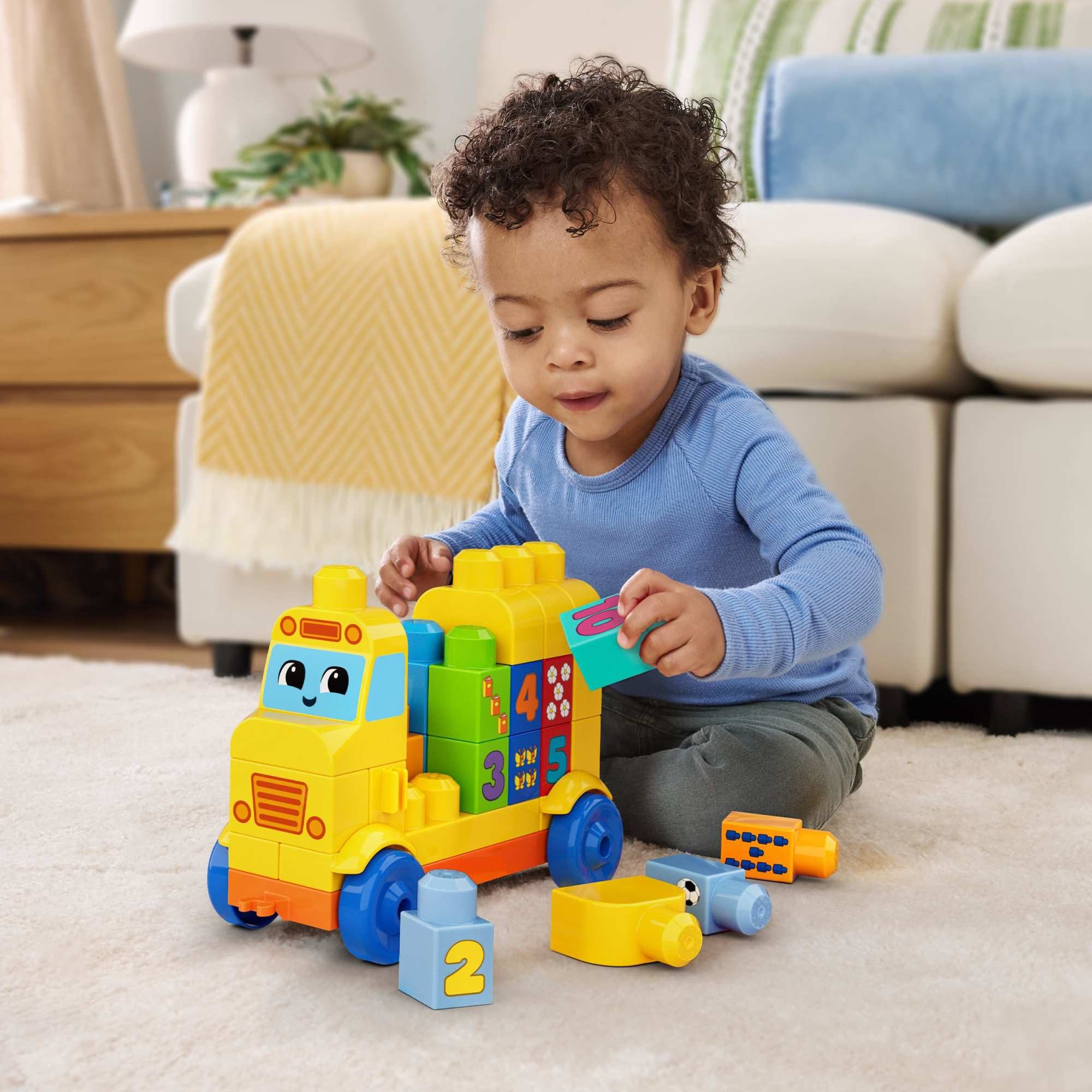 MEGA BLOKS MEGA BLOKS Bau- und Lernbus Spielbausteine – Bild 5 von 5