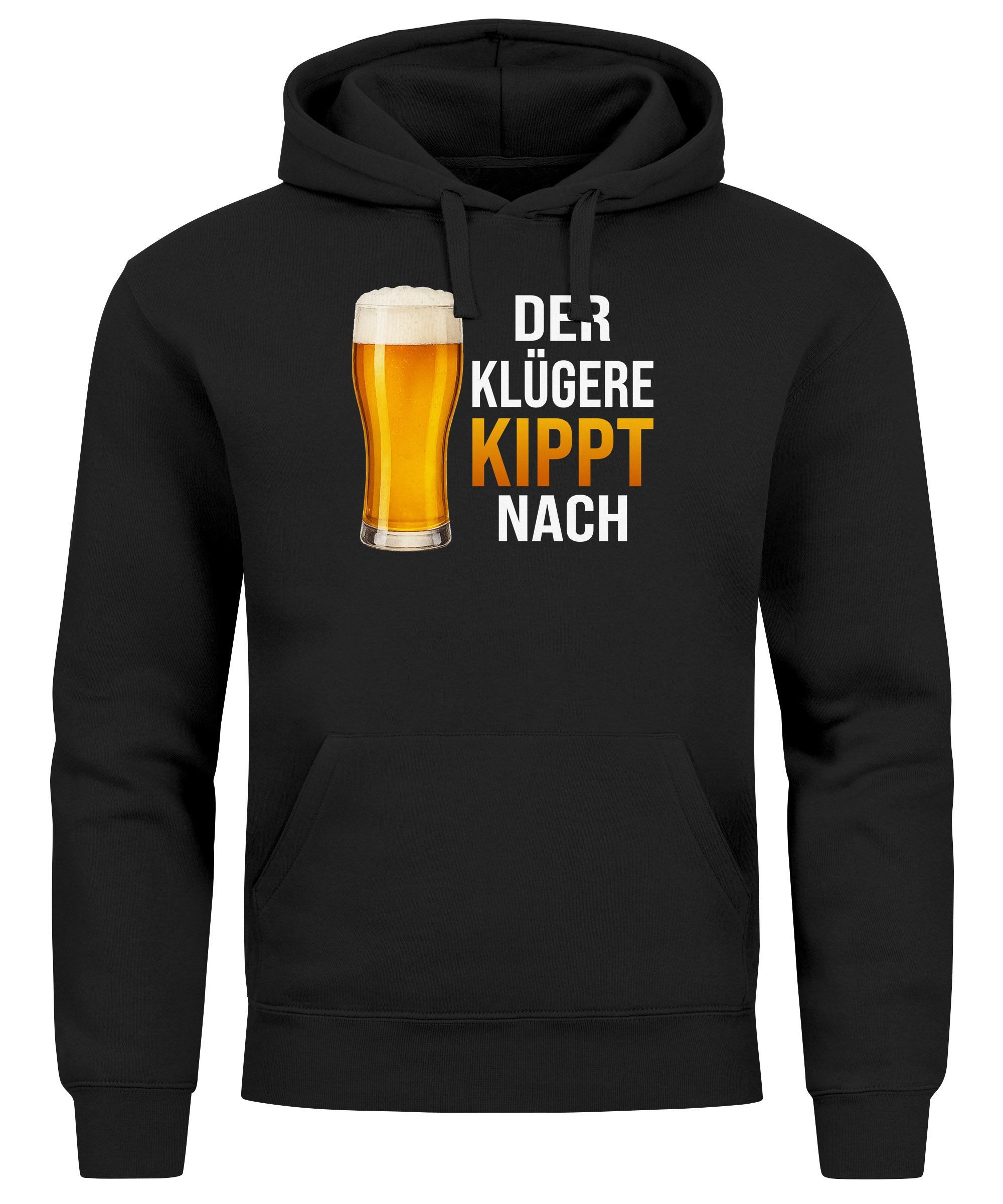 Hoodie Hoodie Herren für das Oktoberfest – Der Klügere kippt nach – Ersatz