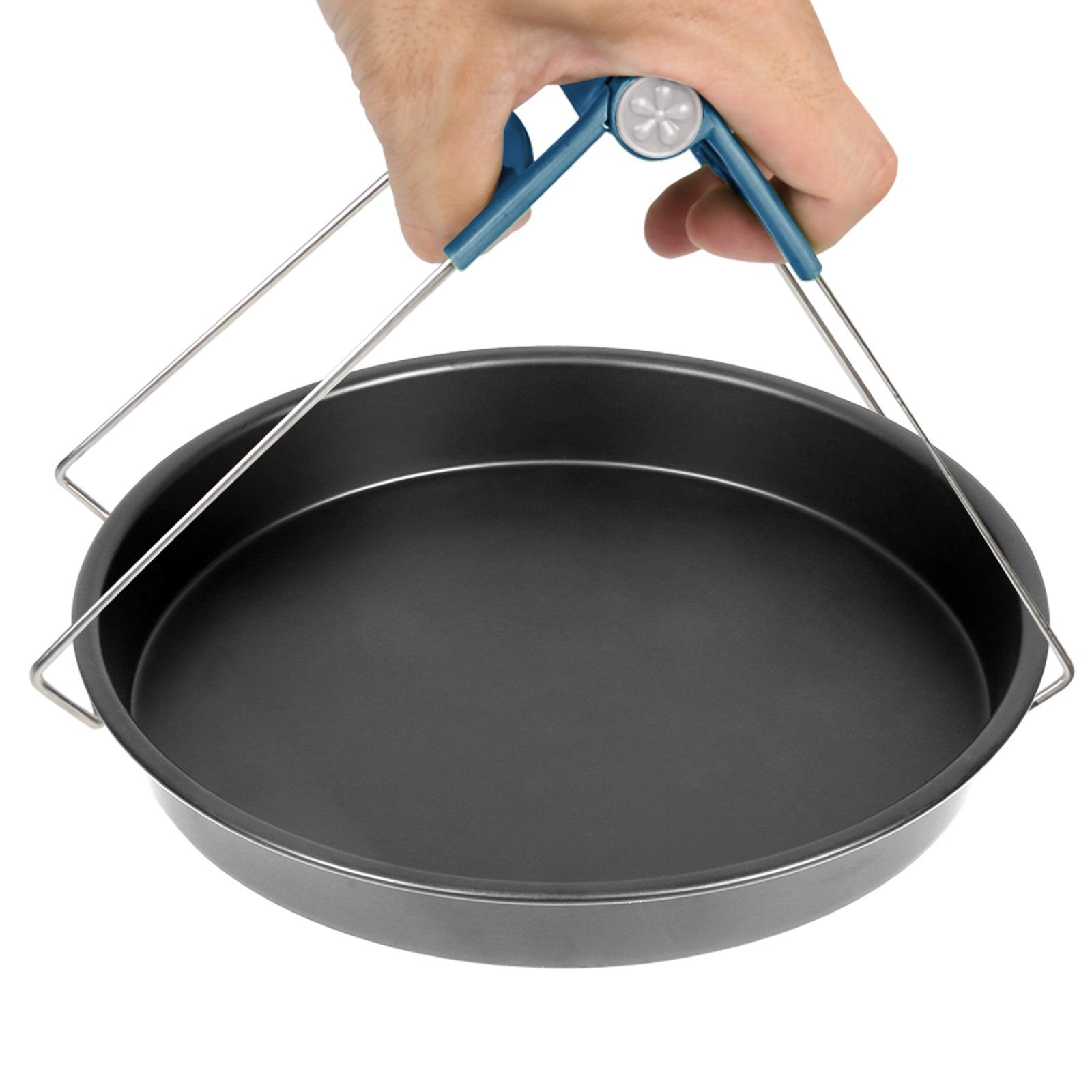 Clanmacy Küchenmaschinen Zubehör-Set 12tlg Heißluftfritteuse Zubehör Airfryer Back Heißluftofen Fritteuse 8