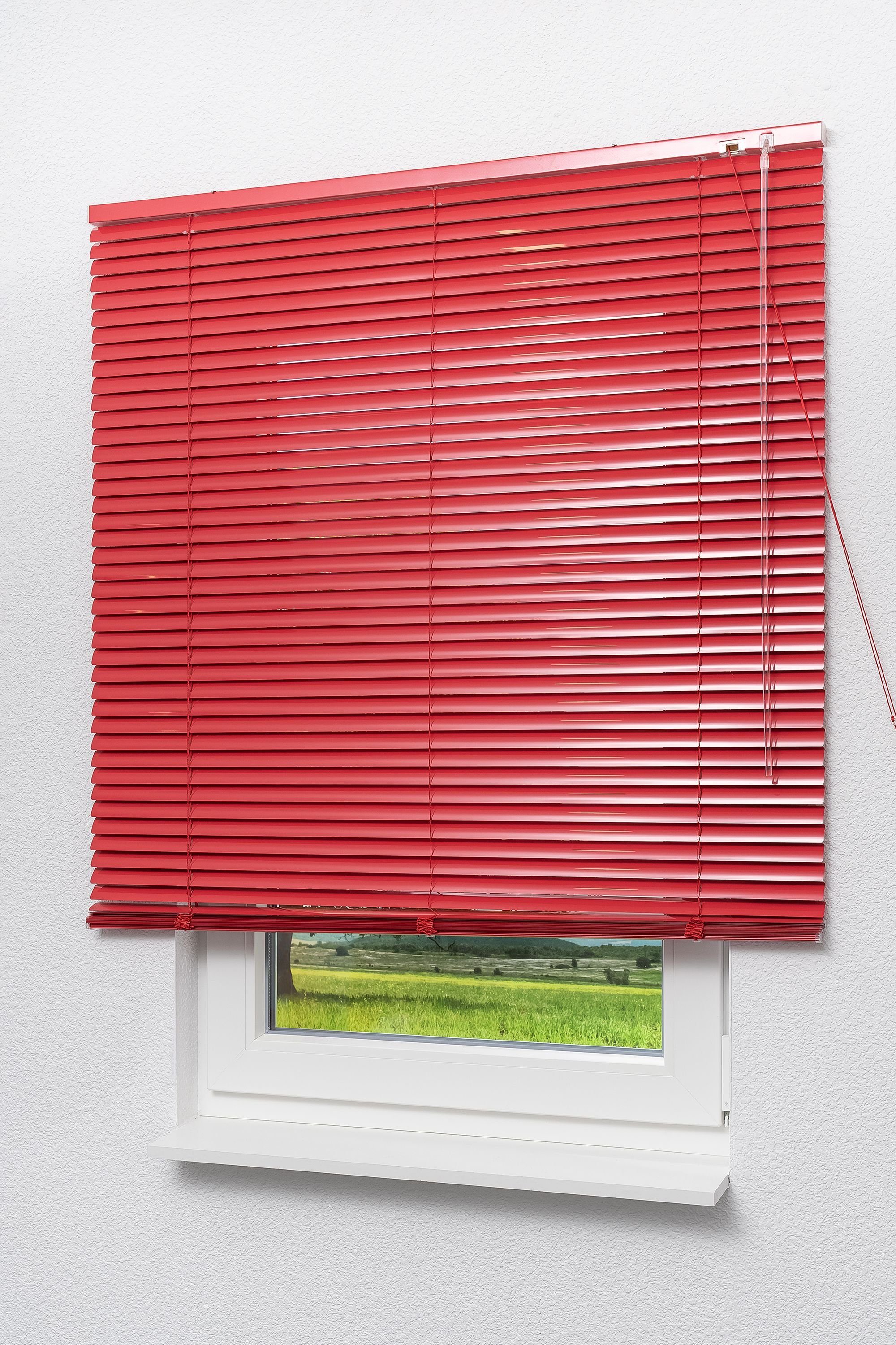 LYSEL® Jalousie Alu 25mm Rot, HxB günstig online kaufen