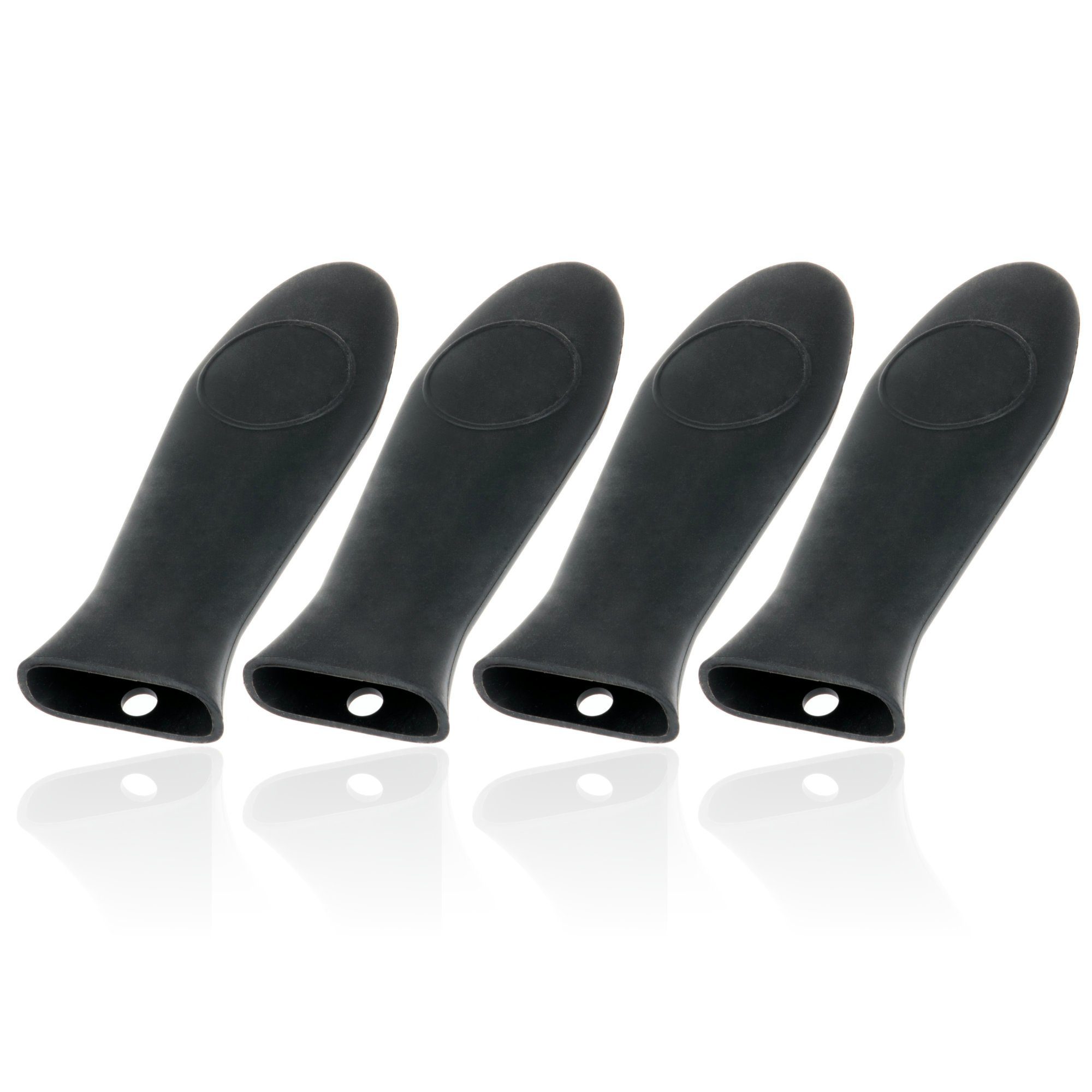 BBQ-Toro Pfannengriff Silikon Griff für Pfannen (4 Stück), hitzeresistent, Griffabdeckung