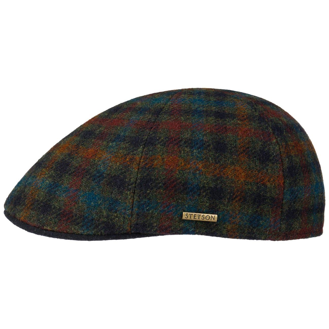 Stetson Flat Cap (1-St) Schirmmütze mit Schirm, Made in the EU