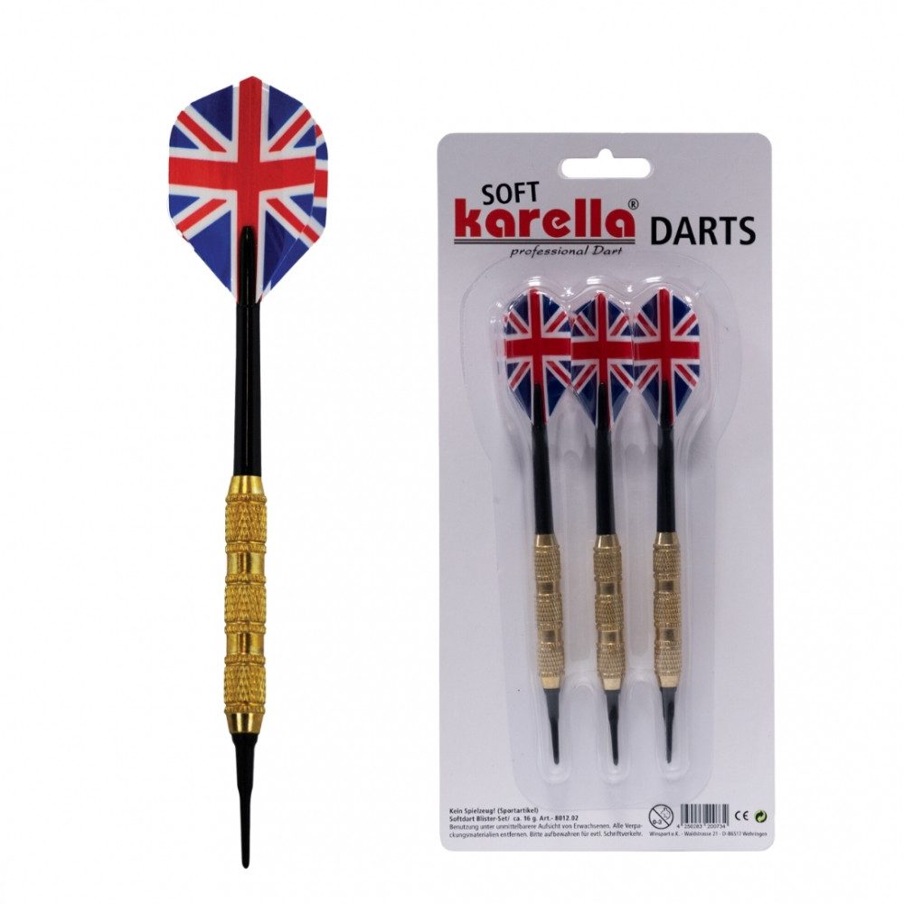 Softdarts Karella Softdart Blister-Set 16 g für Einsteiger.