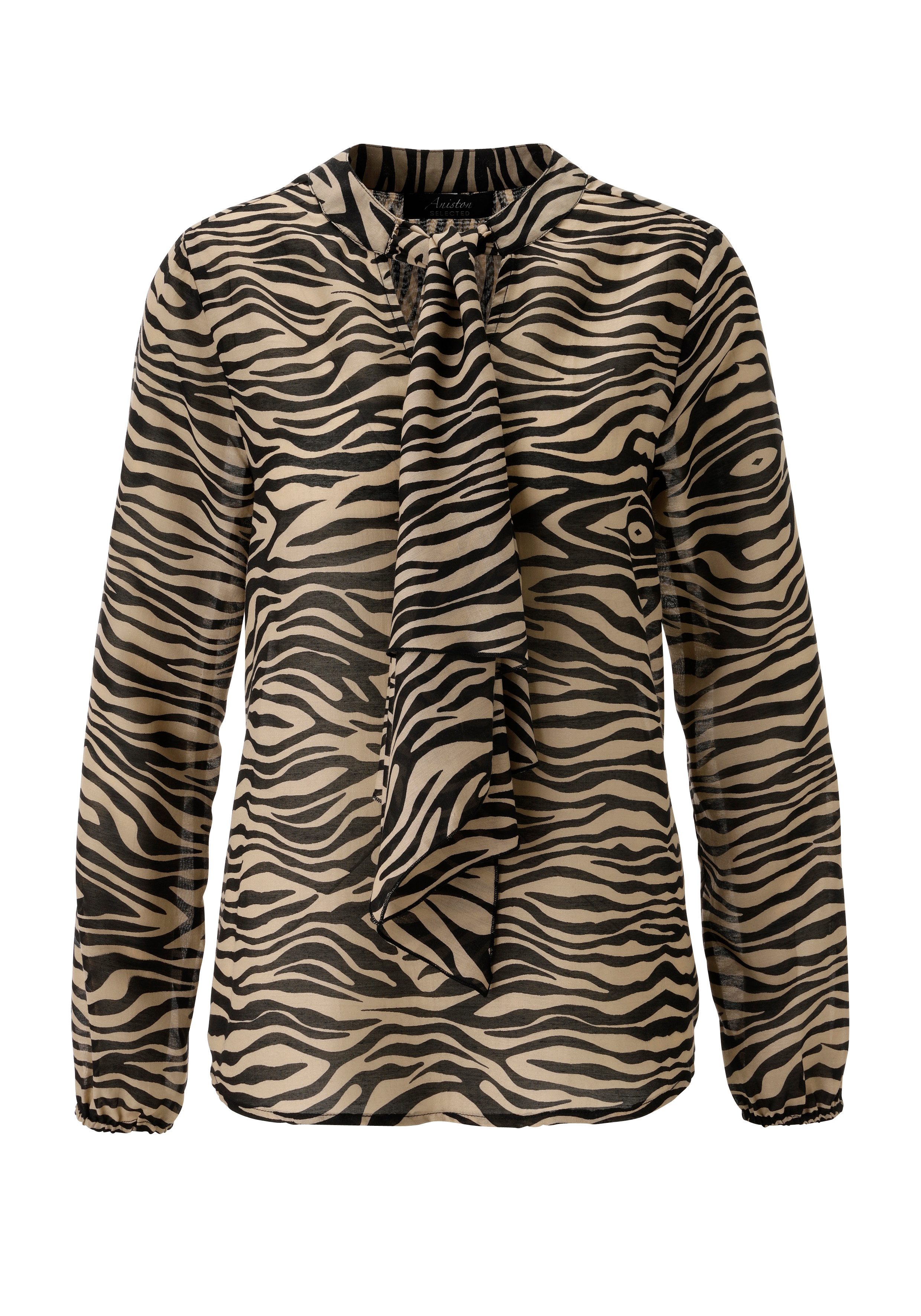 Aniston SELECTED Schlupfbluse mit modischen Animal-Print
