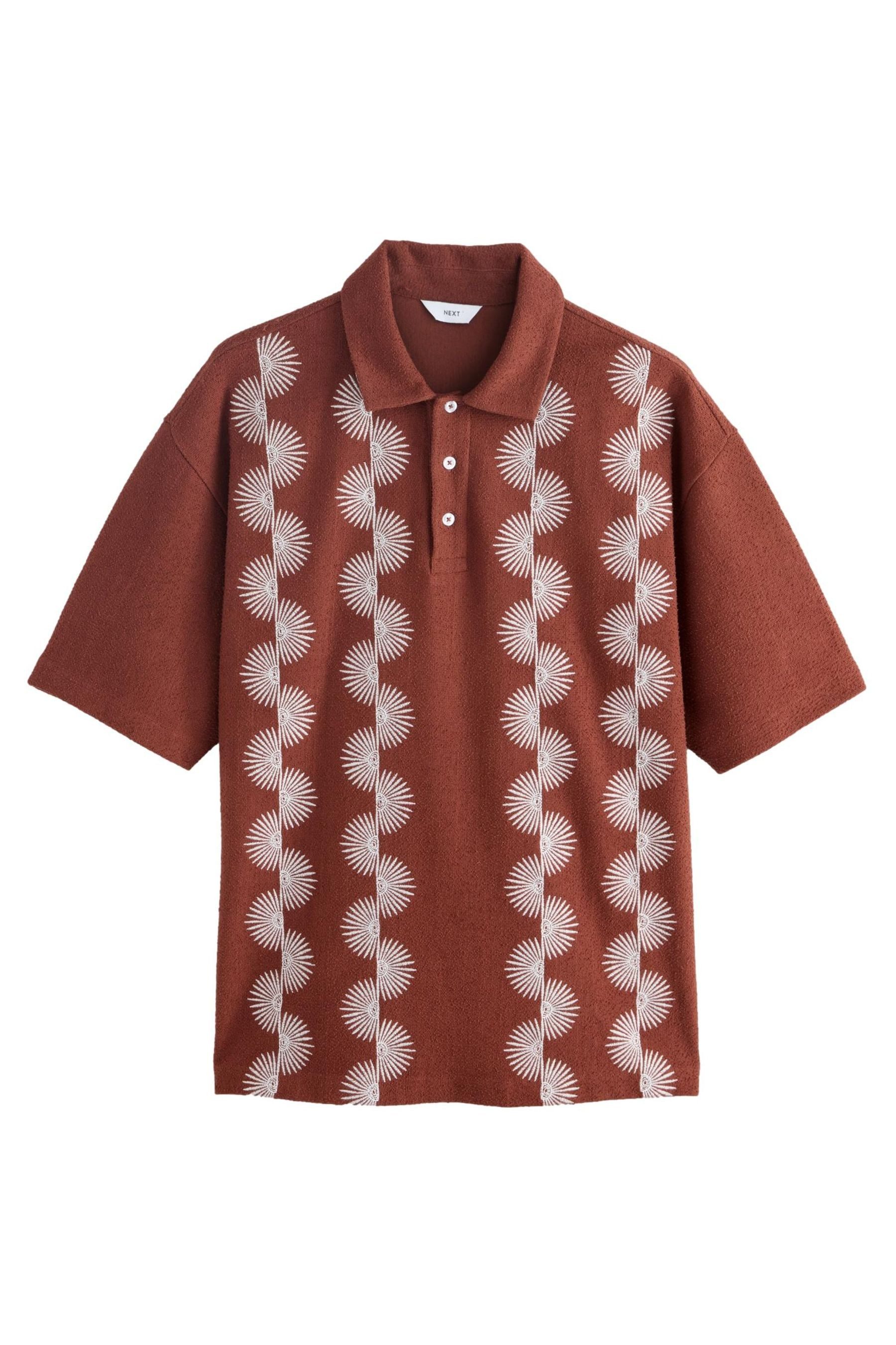 Poloshirt Kurzärmeliges Polohemd mit Struktur