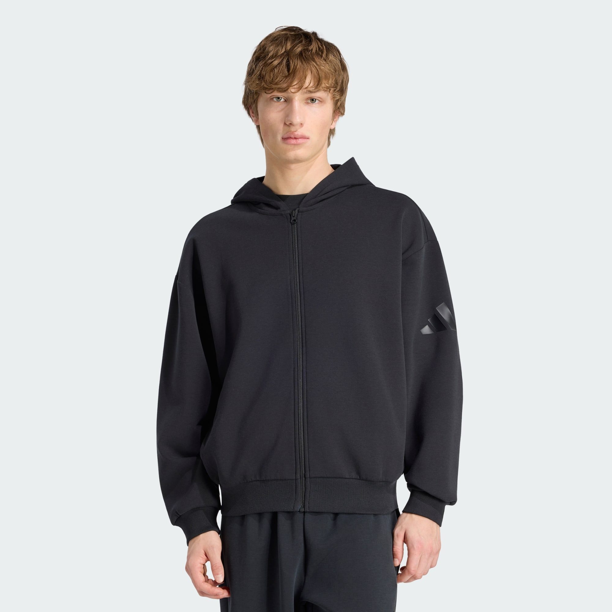 adidas Sportswear Funktionsjacke SOFT LUX KAPUZENJACKE (1-St)