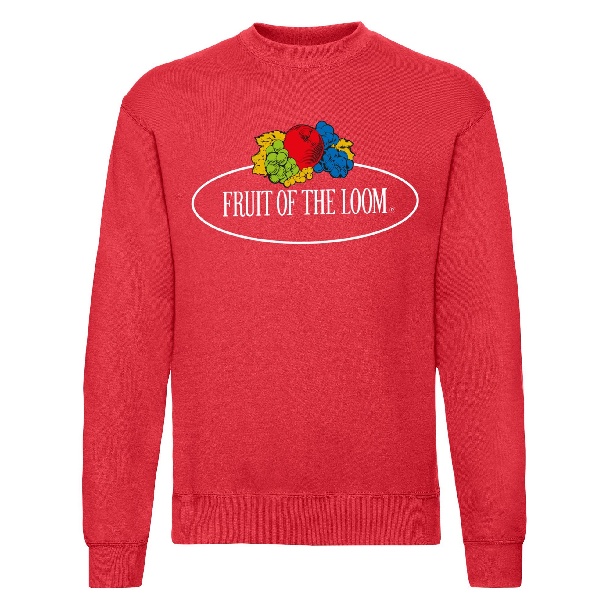 Fruit of the Loom Sweatshirt Fruit of the Loom Sweatshirt mit Vintage-Logo