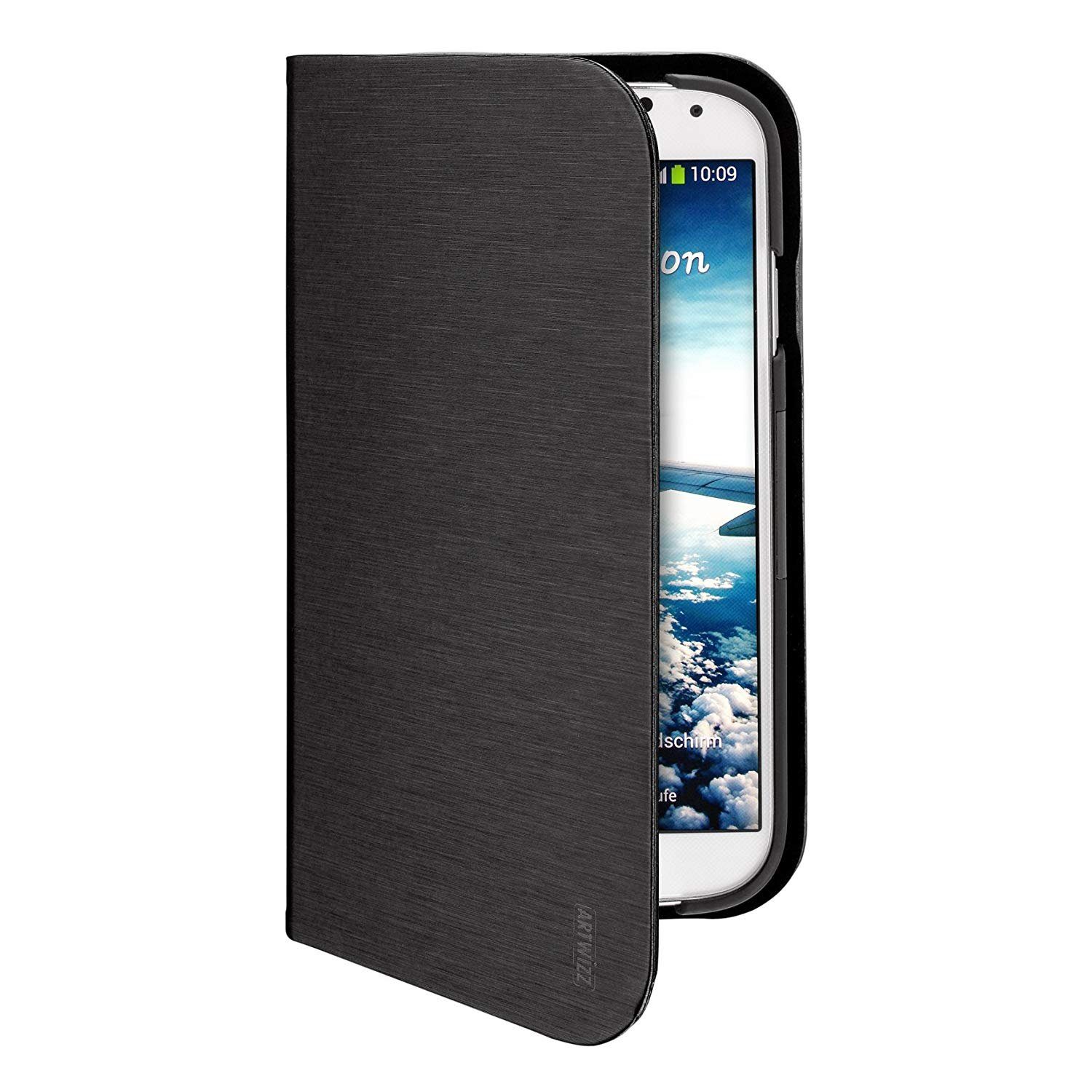 Artwizz Flip Case »Artwizz FolioJacket Handyhülle designed für [Galaxy S4]  - Schutzhülle im modernen Design mit Standfunktion, Magnetverschluss -  Schwarz«