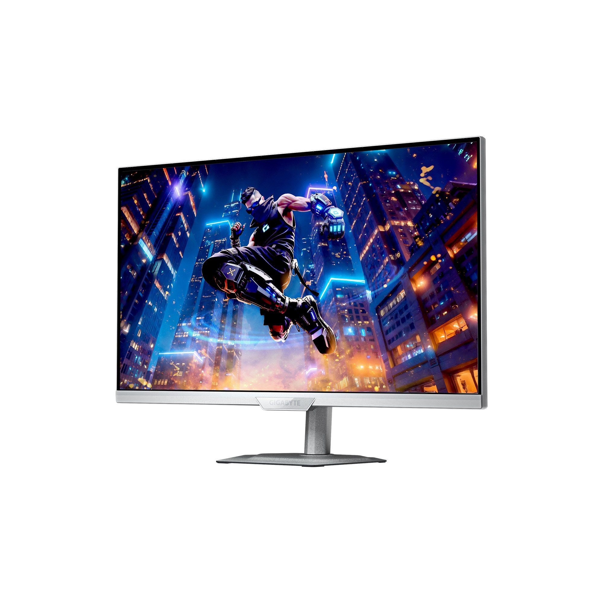 Gigabyte M27UP ICE Gaming-Monitor (68,5 cm/27 ", 3840 x 2160 px, UHD, 1 ms Reaktionszeit, 160 Hz, IPS, dreh-, neig-, schwenk-, höhenverstellbar, Lautsprecher)