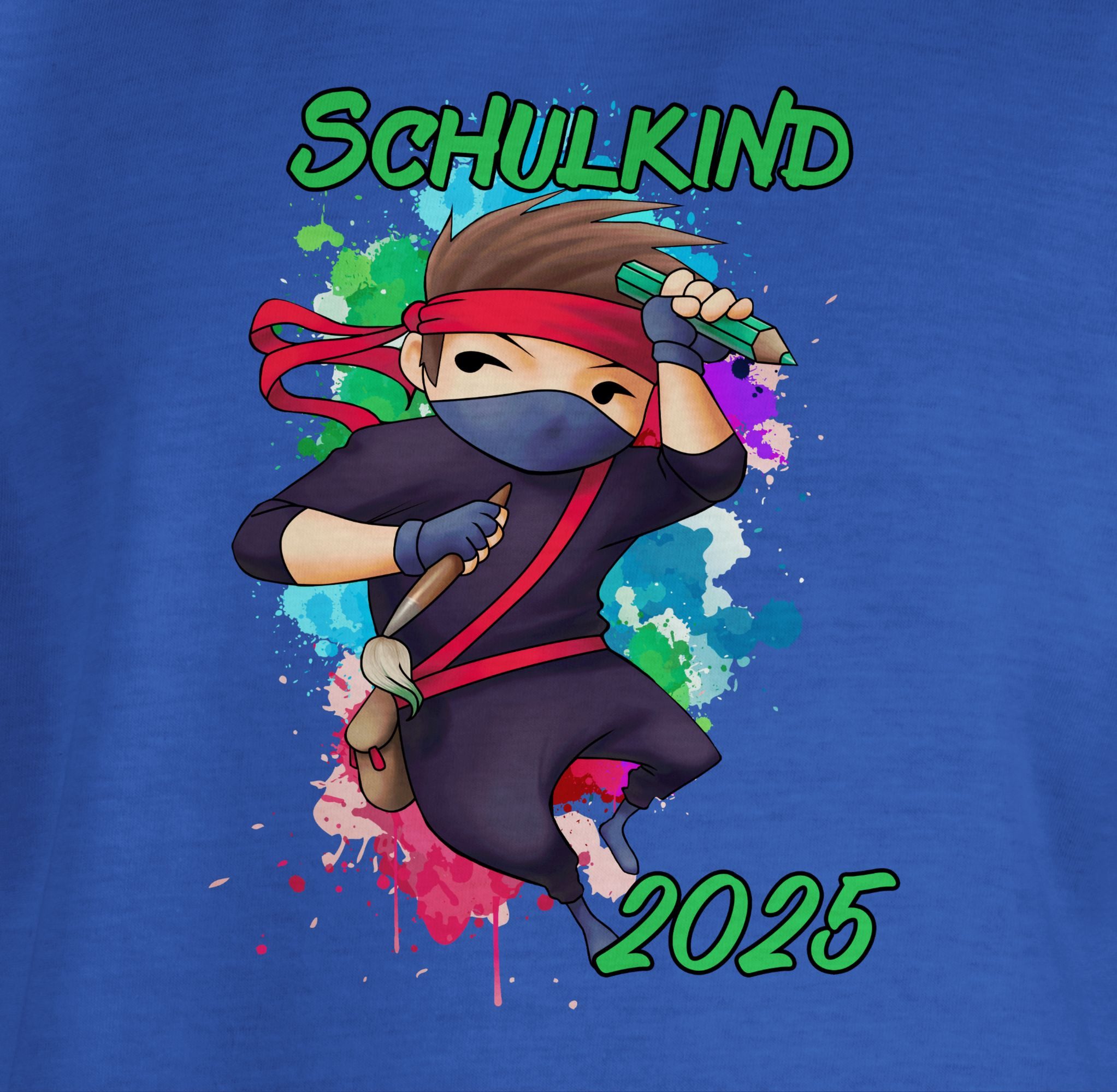Shirtracer T-Shirt Cooler Ninja Junge 2025 Einschulung Junge Schulanfang Geschenke