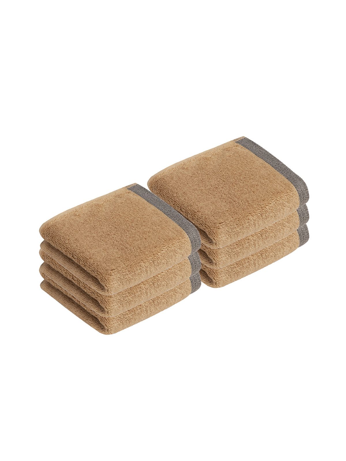 bugatti Gästehandtücher 6er Pack Gästetuch Prato, Frottier (Spar-Set, 6-St), hohe Markenqualität