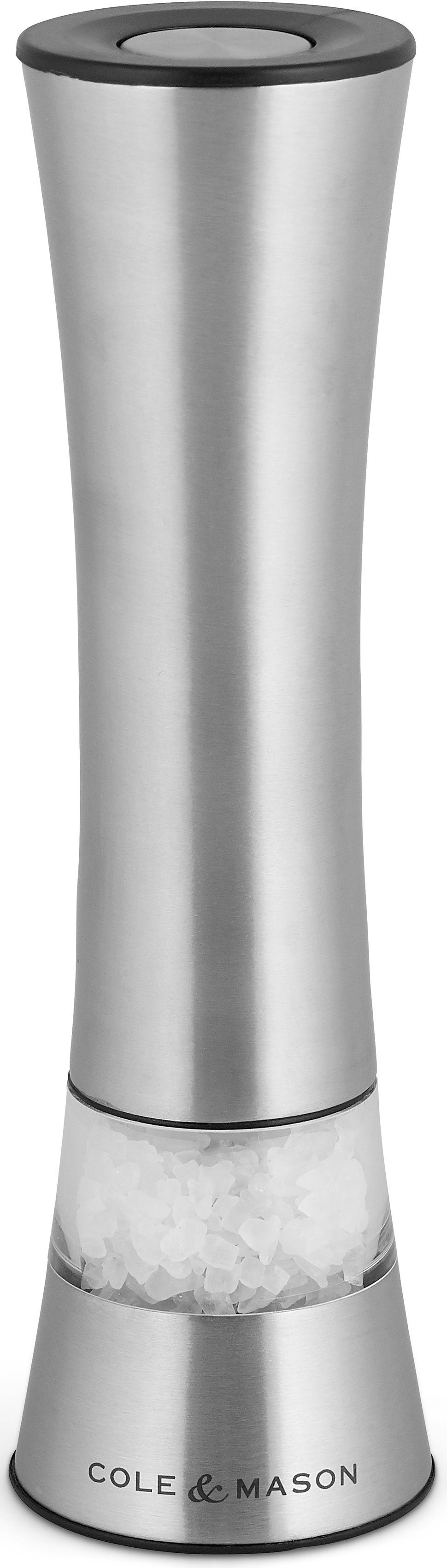 Cole & Mason Salz-/Pfeffermühle Burford elektrisch, für Salz und Pfeffer geeignet