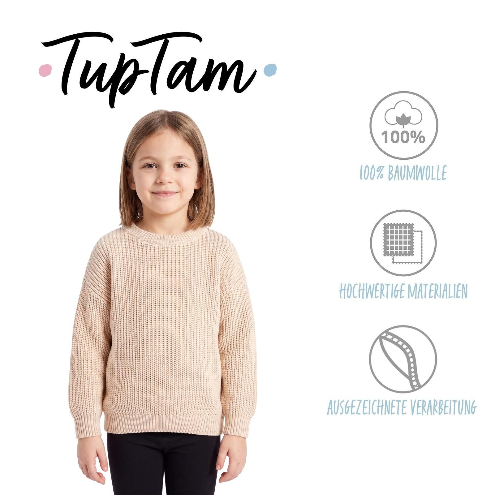TupTam Strickpullover TupTam Strickpullover Bio- Baumwolle Junge Mädchen