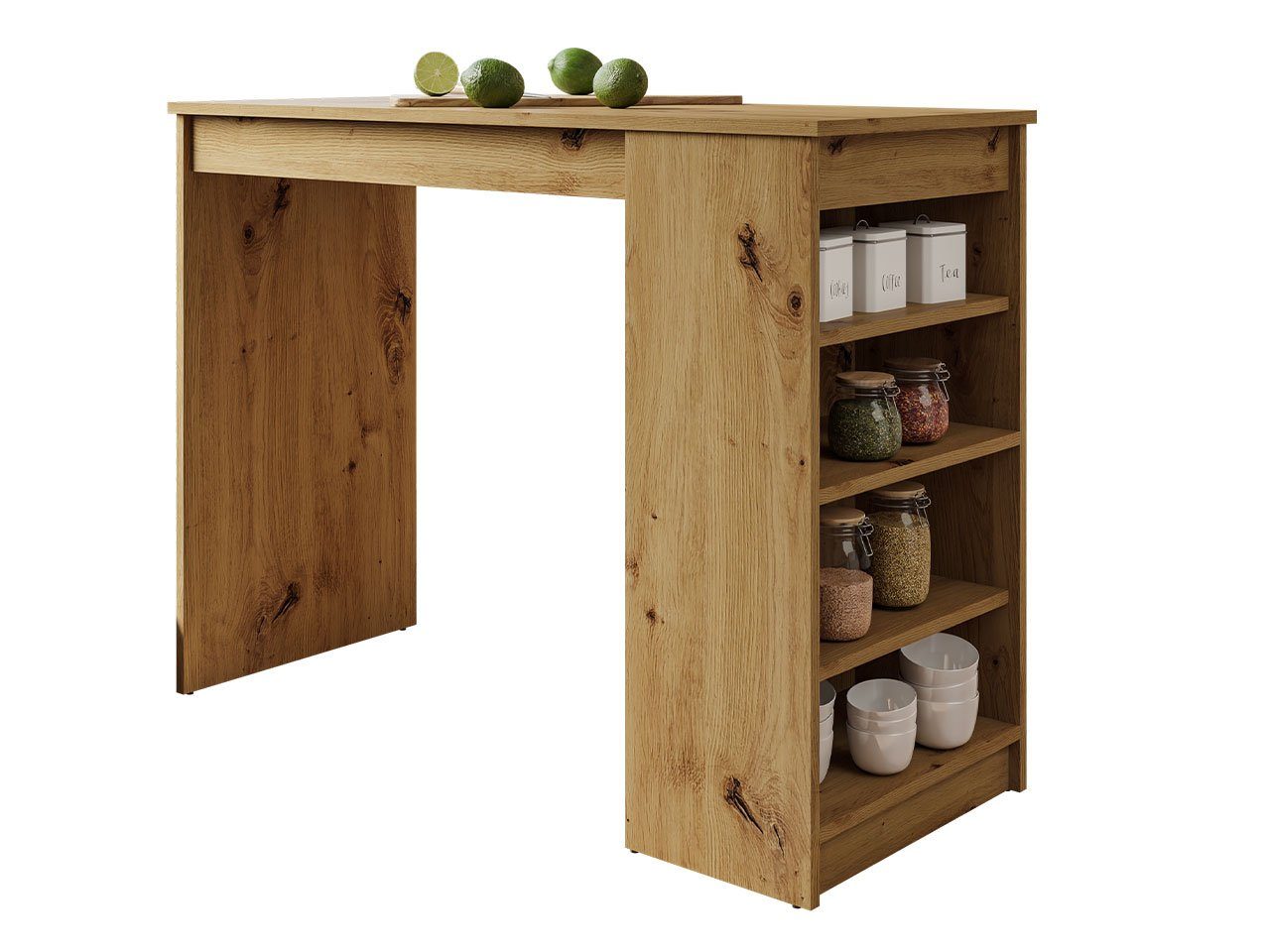 MIRJAN24 Bartisch Zotino (mit Regale), 102 günstig online kaufen