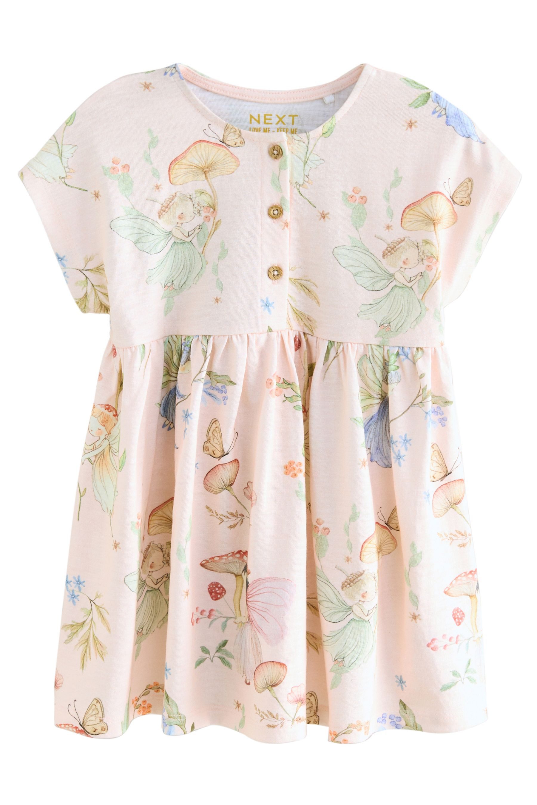 Next Jerseykleid Kurzärmliges Kleid aus 100% günstig online kaufen