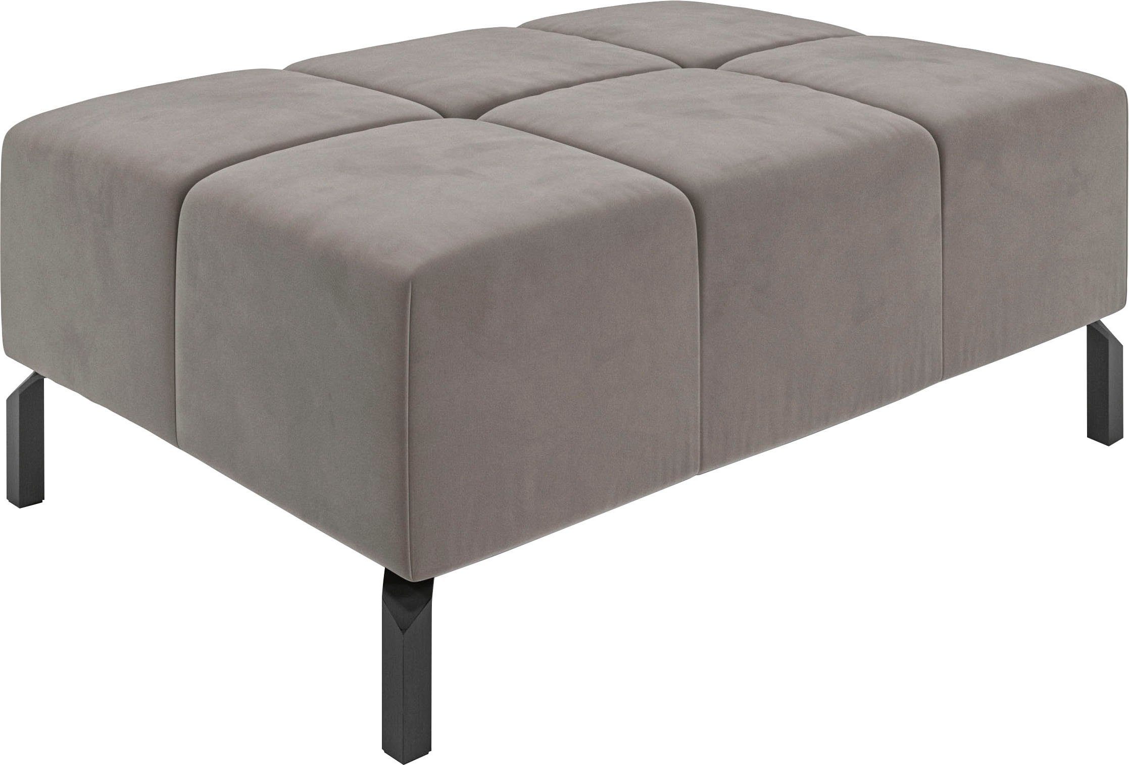 INOSIGN Hockerbank Ancona New, passend zum Ecksofa, auch in Easy care-Bezug + Cord