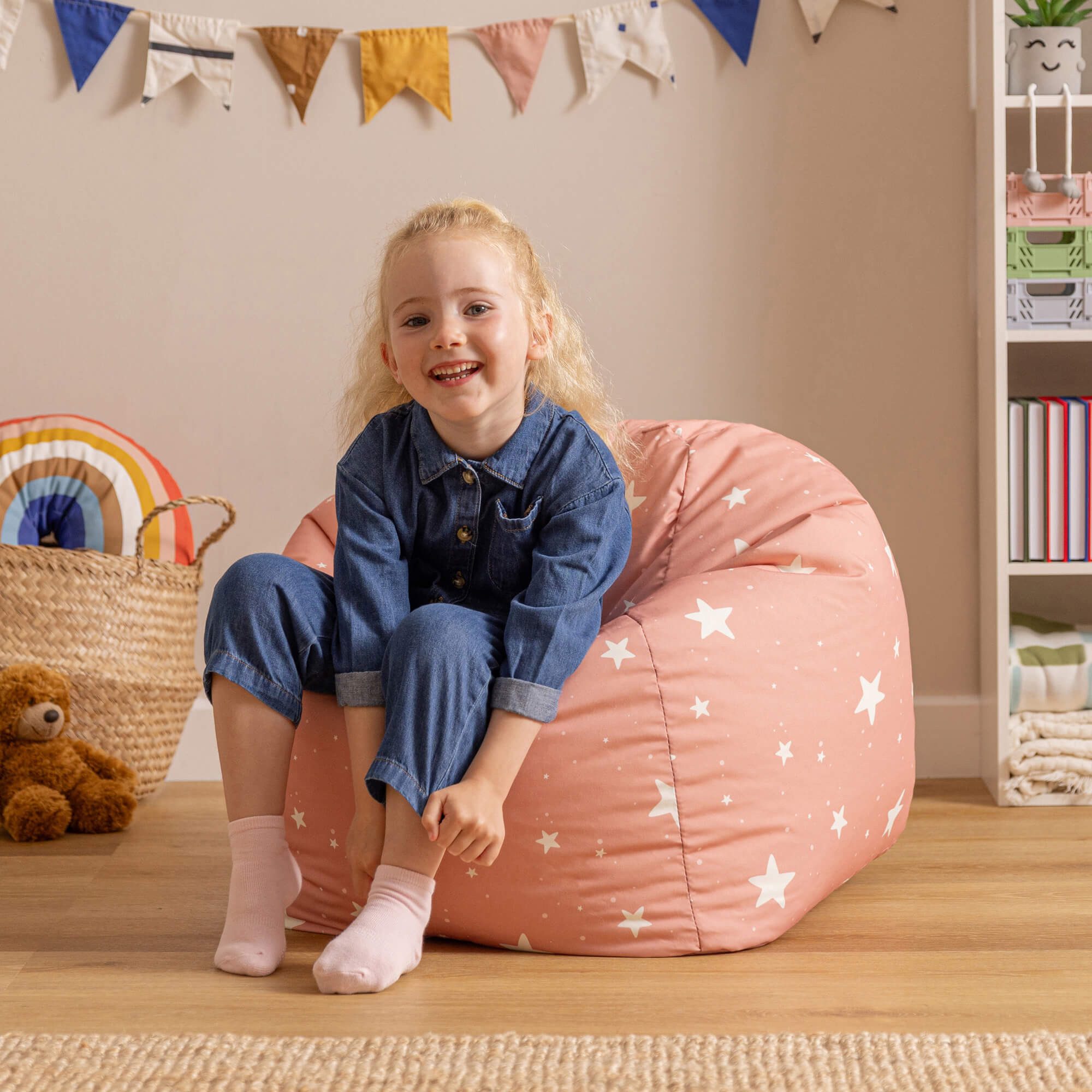 icon Sitzsack Kinder Indoor Outdoor Druck, 53x50cm, Made in Germany, für Ki günstig online kaufen