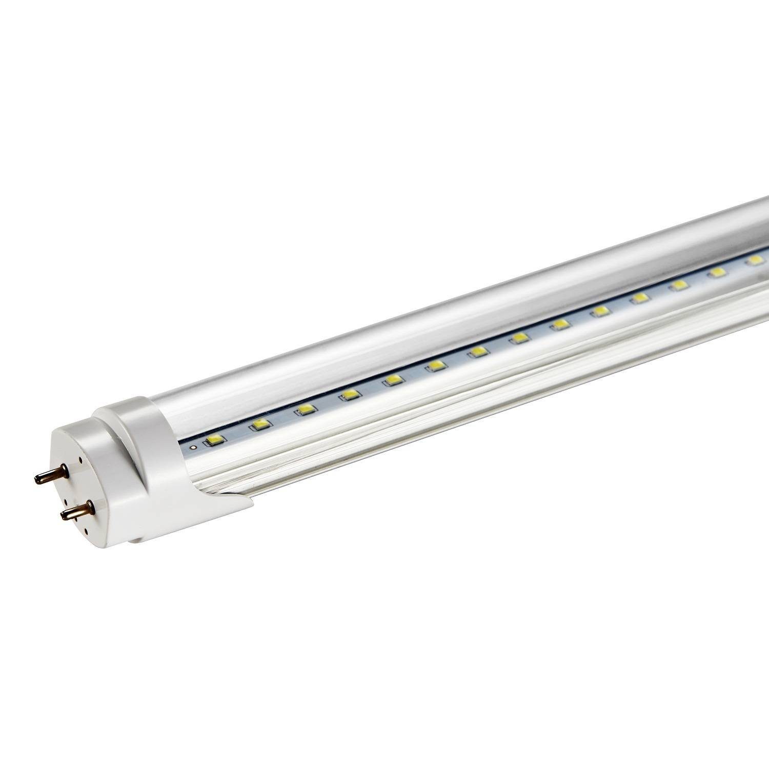 T8 Wandleuchten Wandleuchte Kaltweiß Aufbaulampe LED-Röhrenleuchte Transparente Leuchtstoffröhre 150cm Sross 24W LED